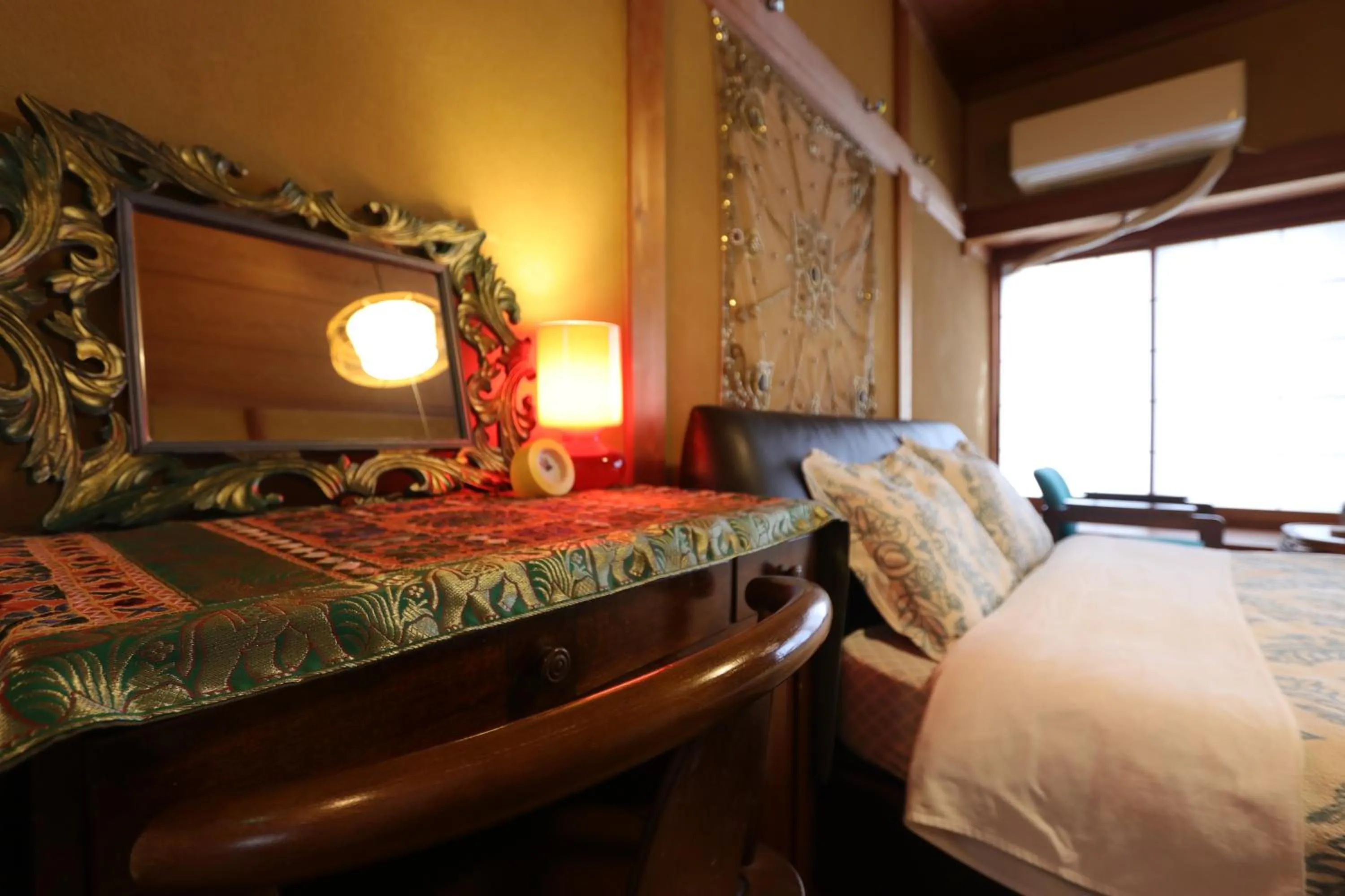 Bed in Shanti House Sakaiminato