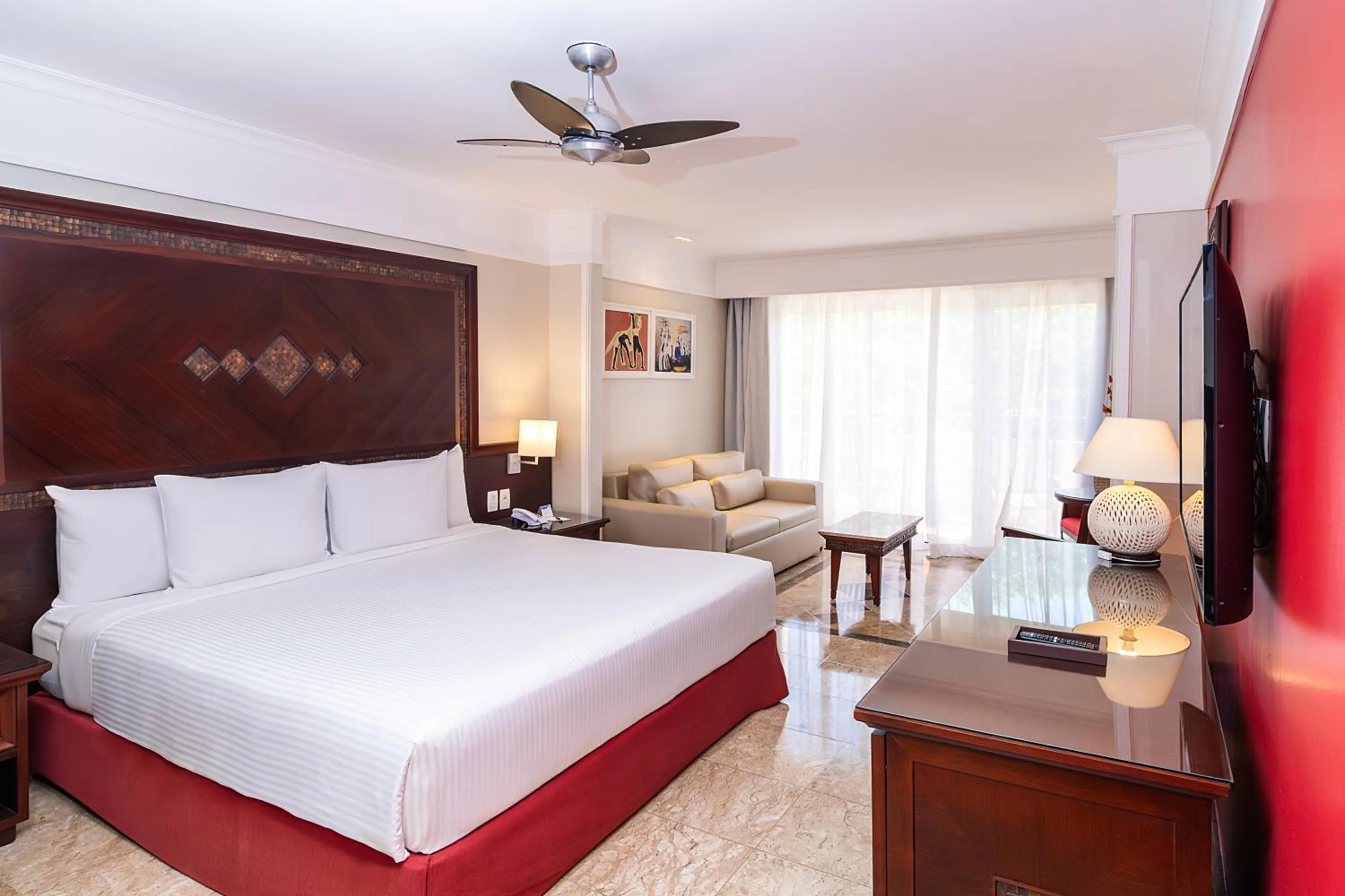 Bed in Grand Palladium Imbassaí Resort & Spa - All Inclusive