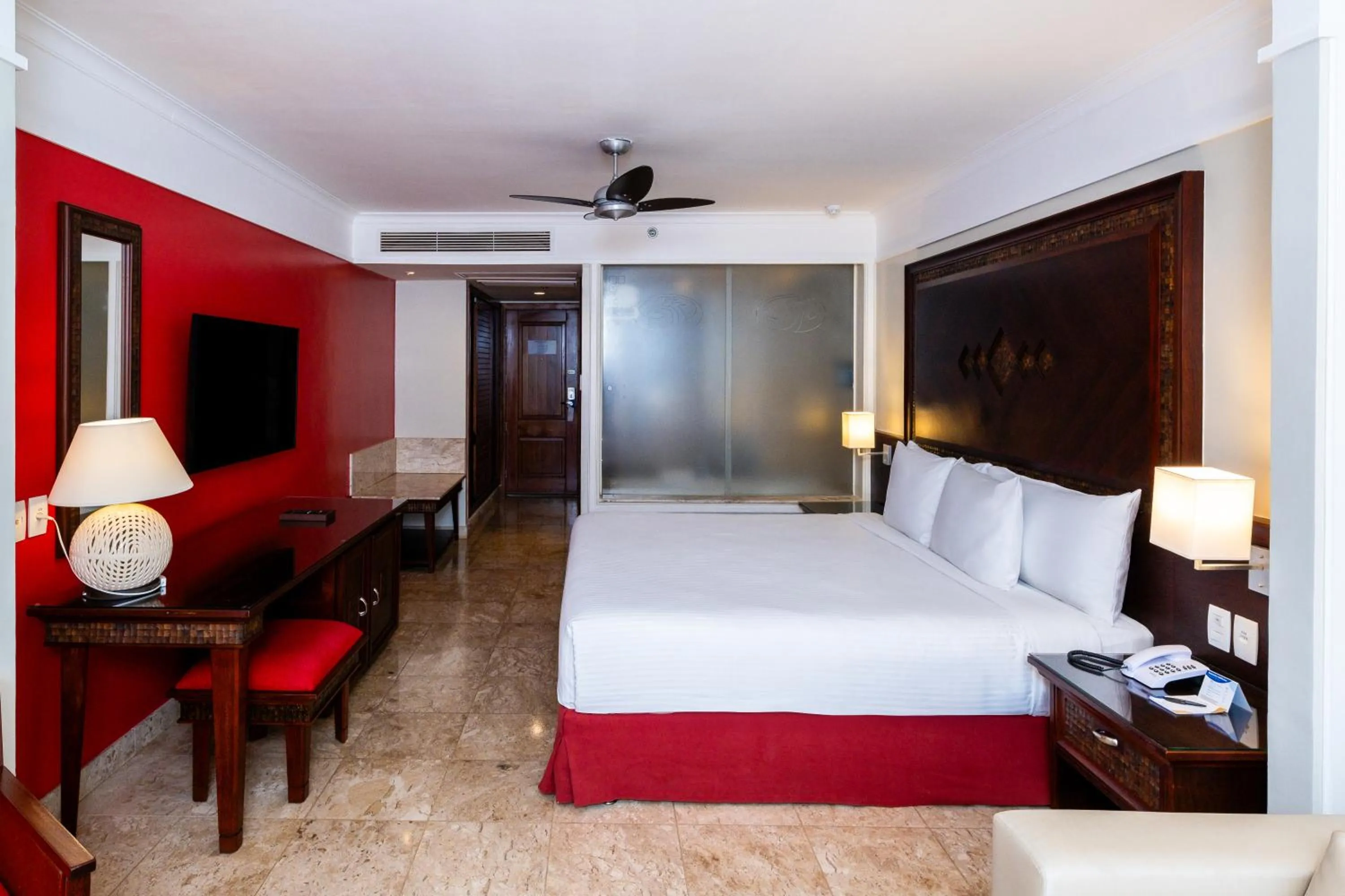 Bed in Grand Palladium Imbassaí Resort & Spa - All Inclusive