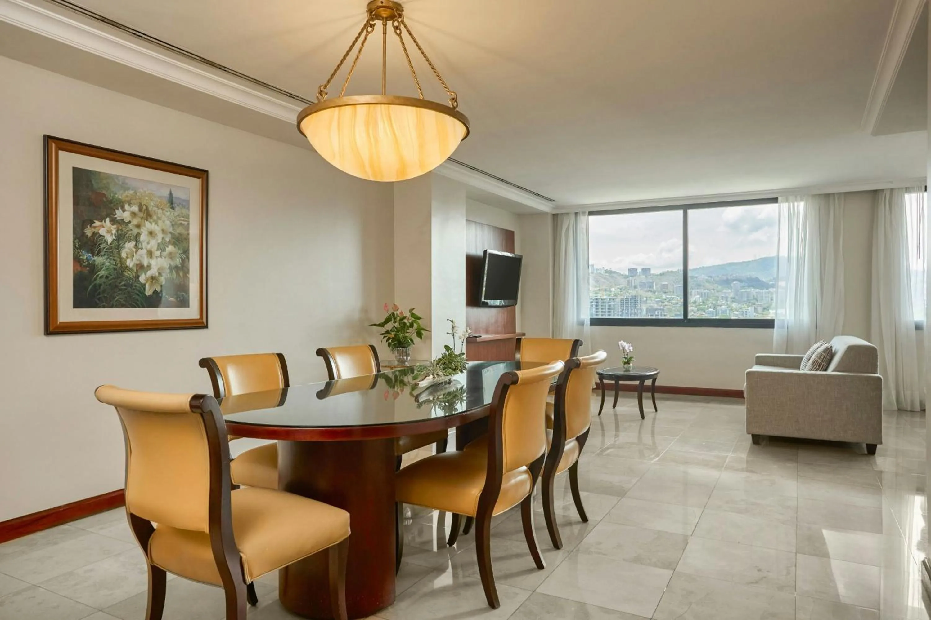 Living room in JW Marriott Caracas