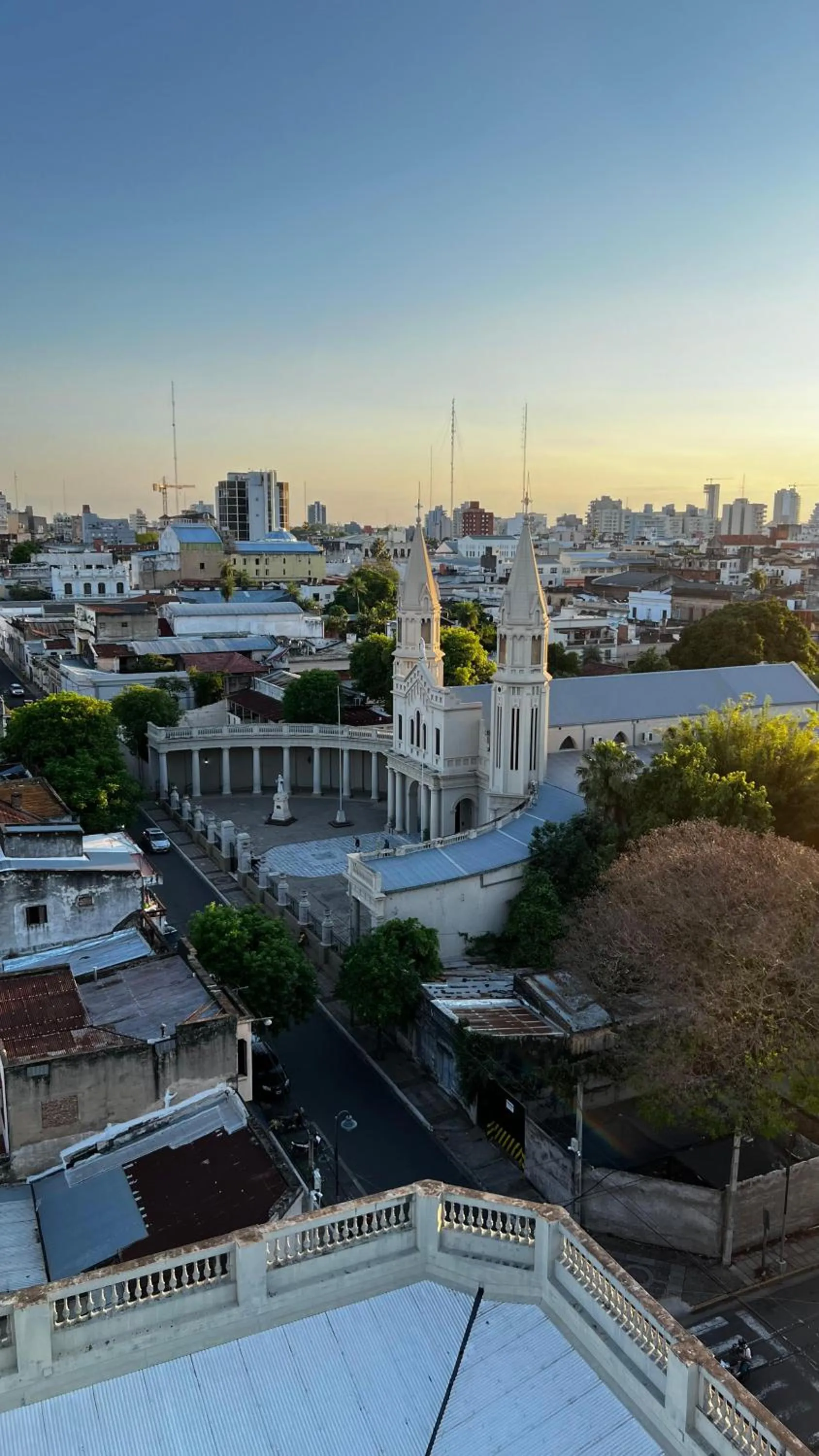 Bird's eye view in La Rozada Suites