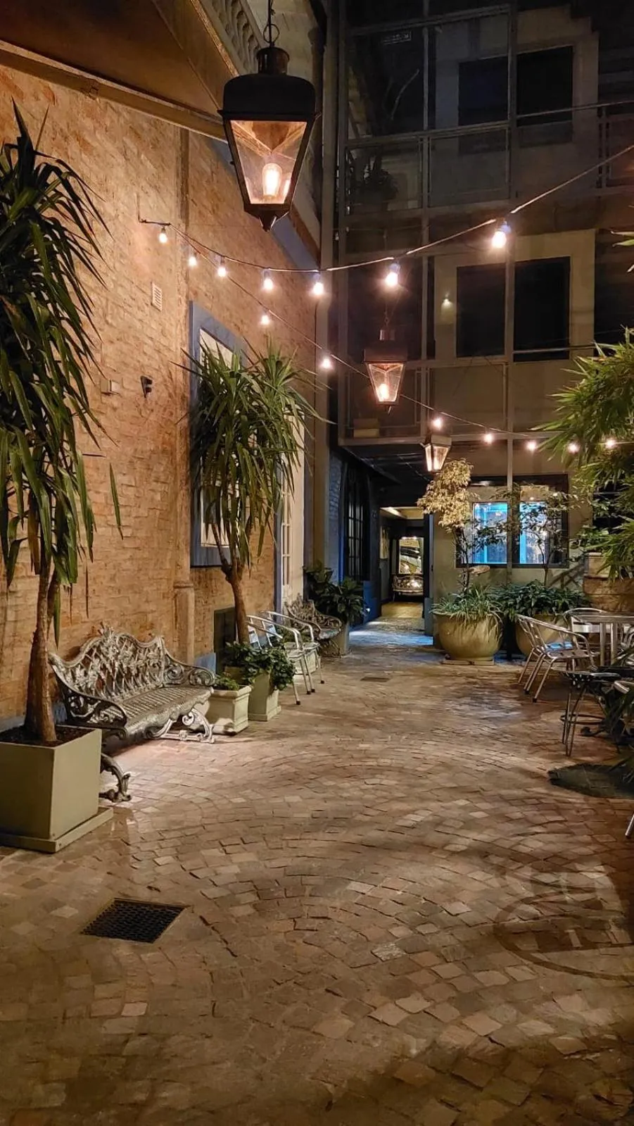 Patio in La Rozada Suites