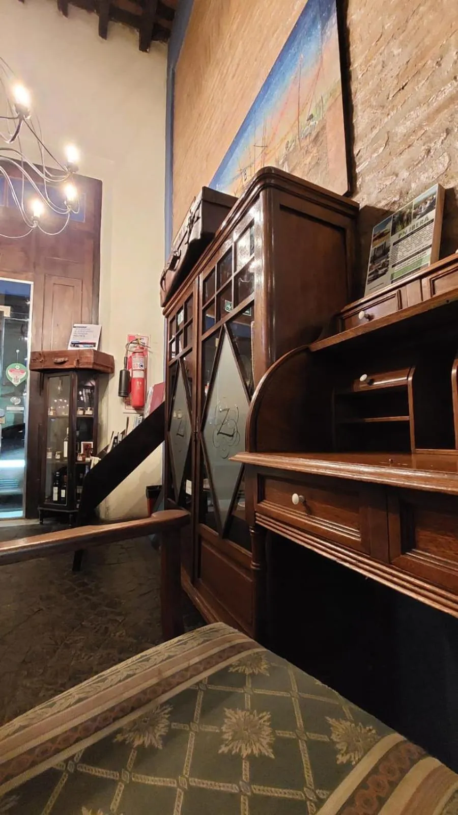 Lobby or reception in La Rozada Suites