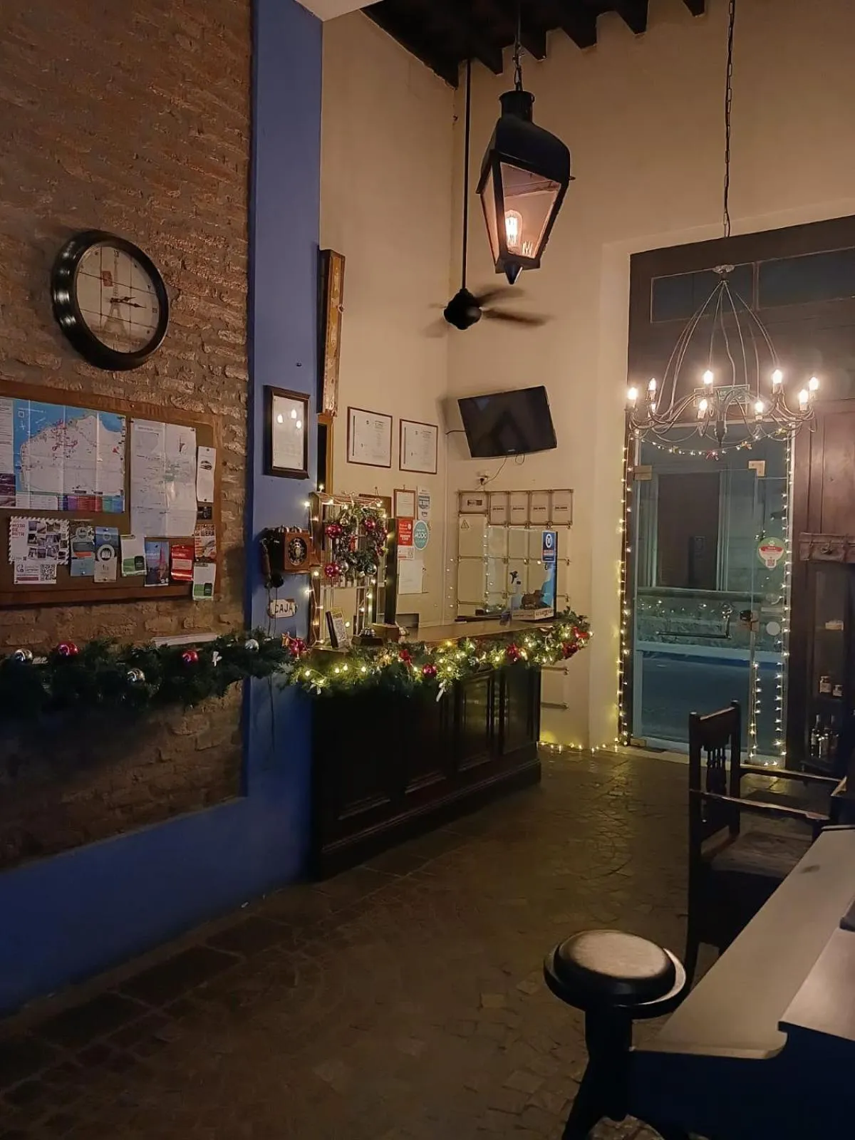 Lobby or reception in La Rozada Suites