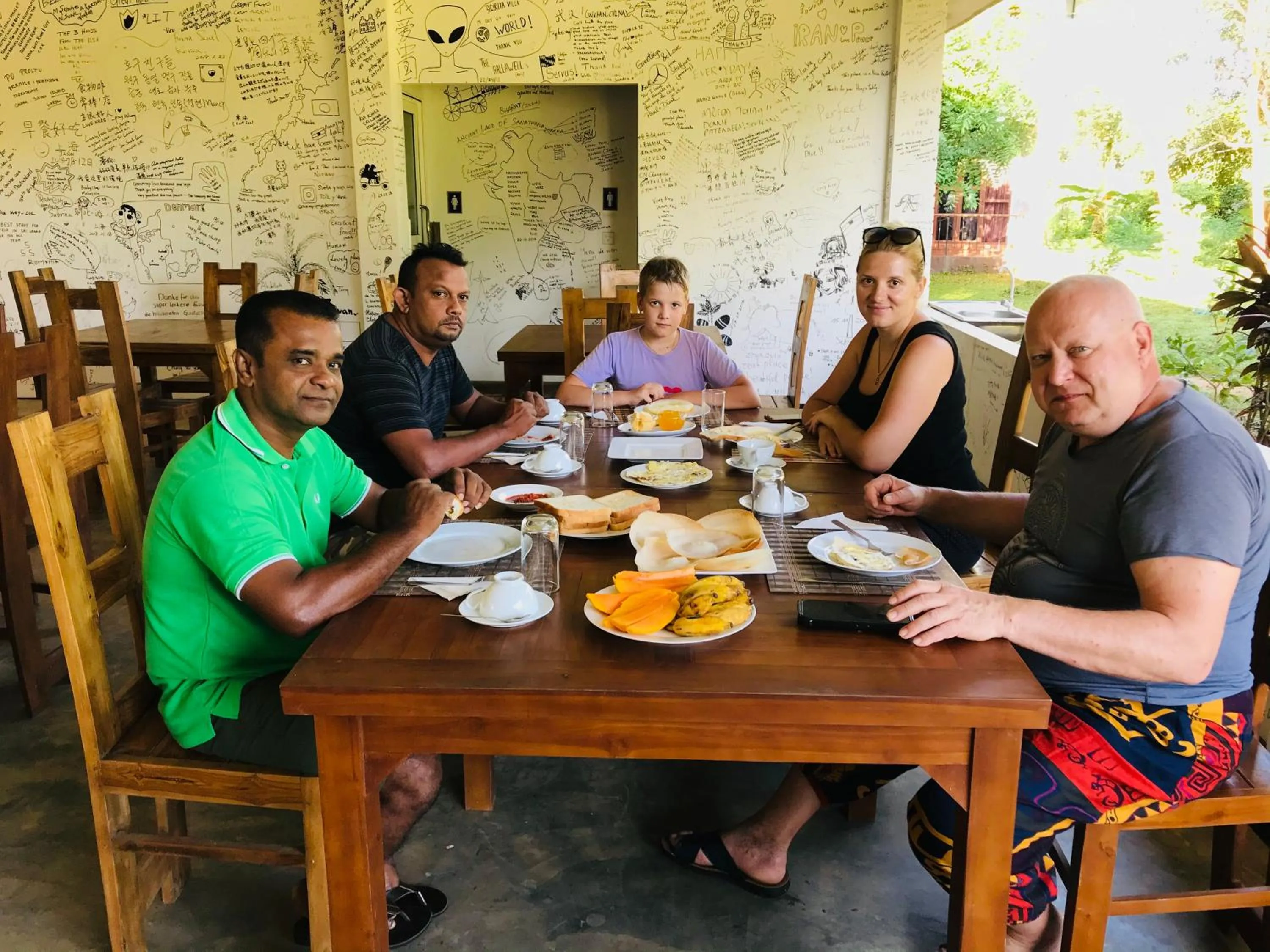 Breakfast in Green Hut Nature Resort