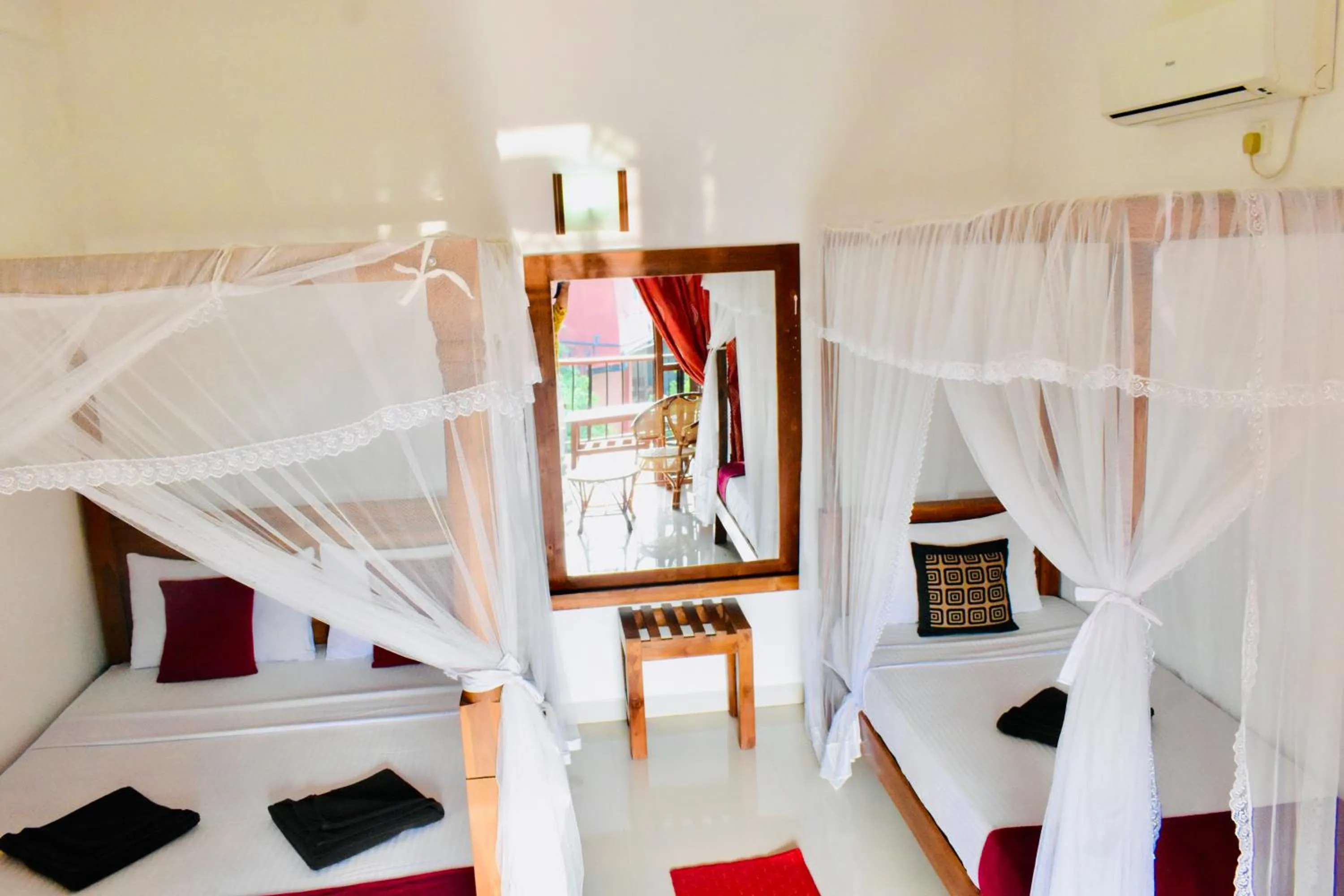 Bedroom, Bed in Green Hut Nature Resort