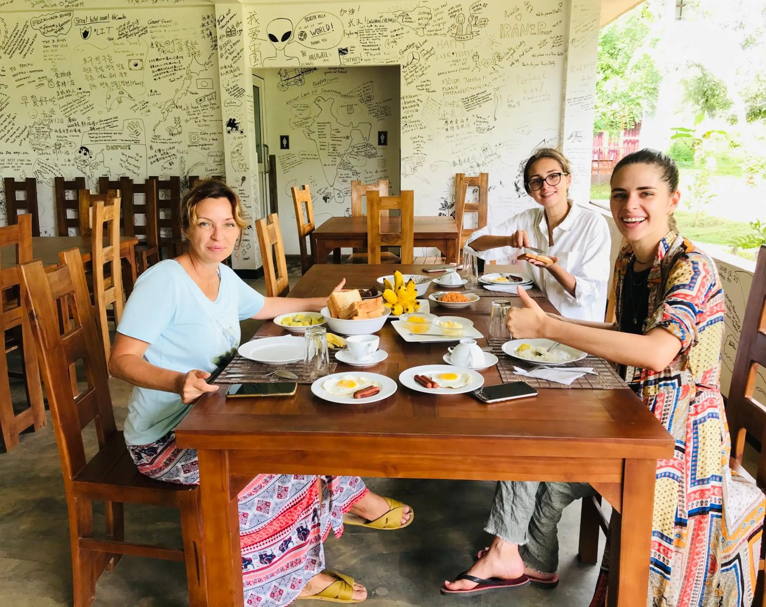 Breakfast in Green Hut Nature Resort