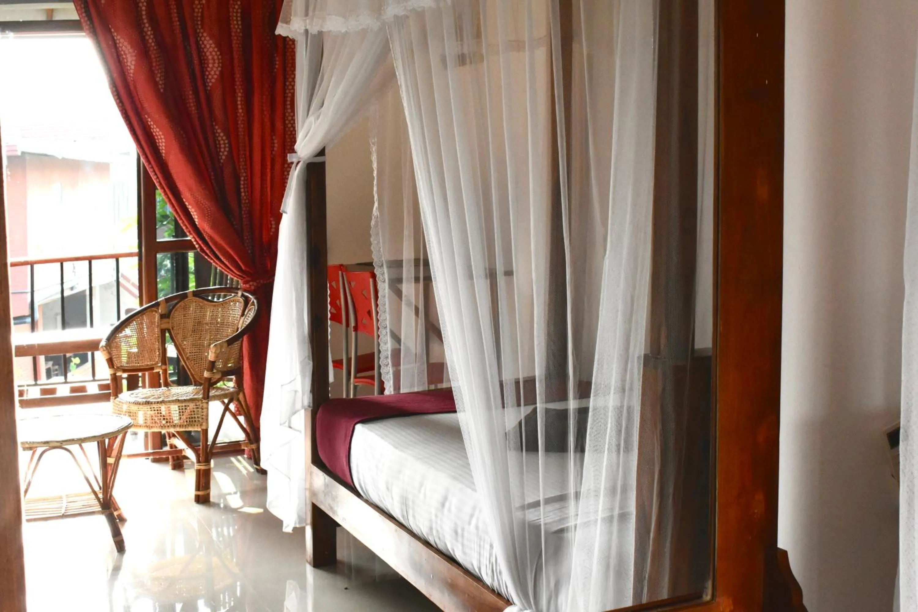 Bed in Green Hut Nature Resort