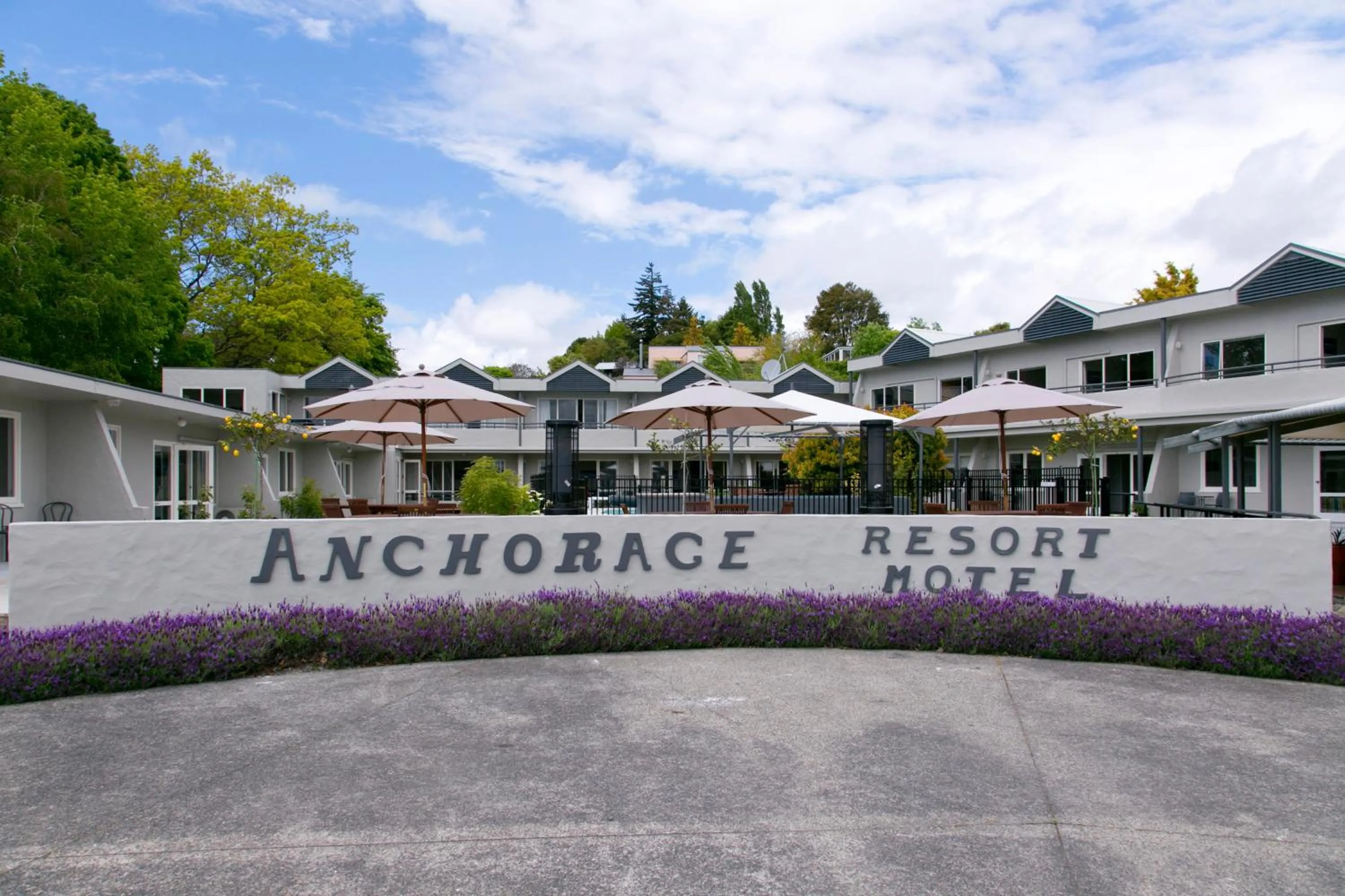 Property building in Anchorage Resort Taupo NZ