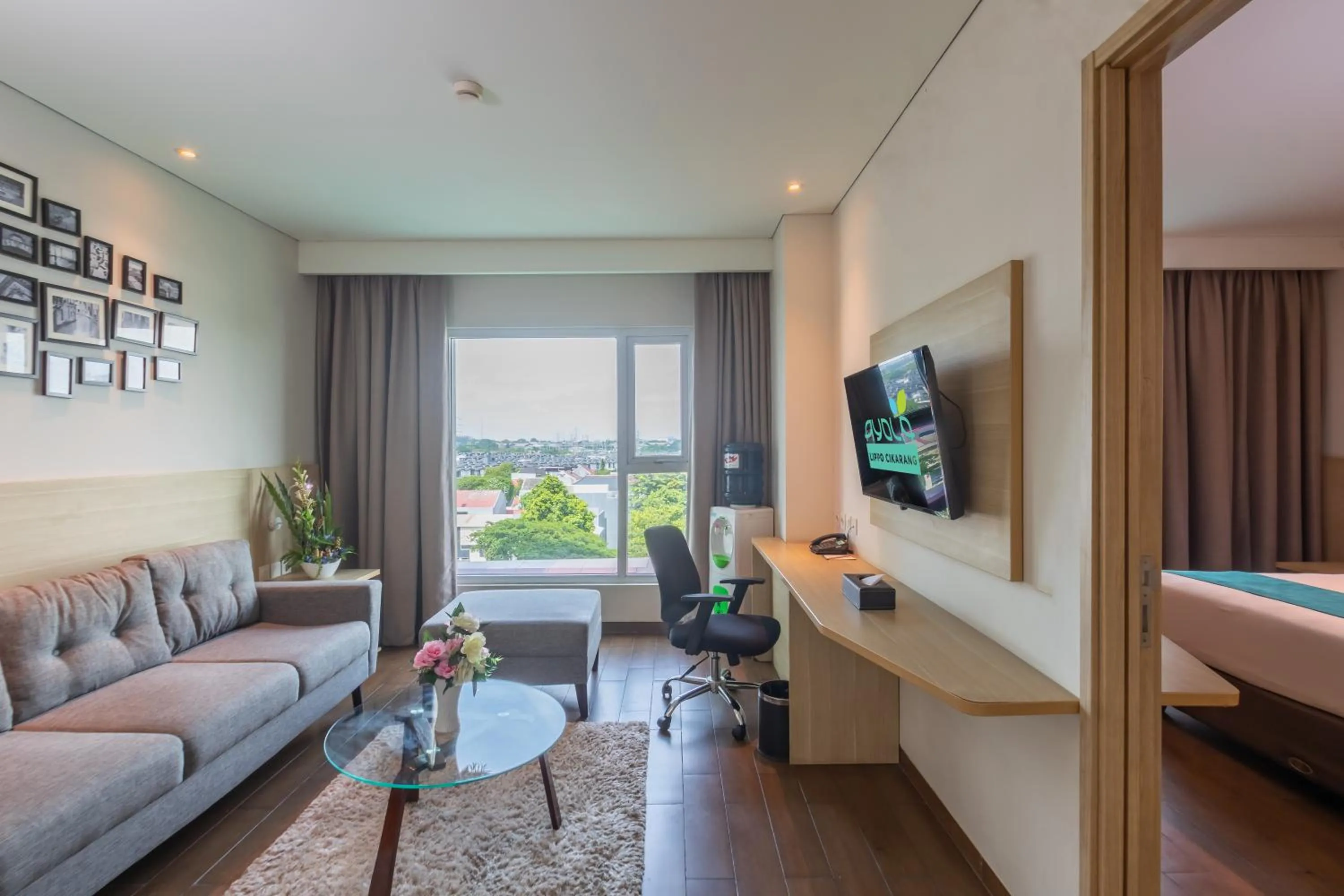 Living room in Hotel AYOLA Lippo Cikarang