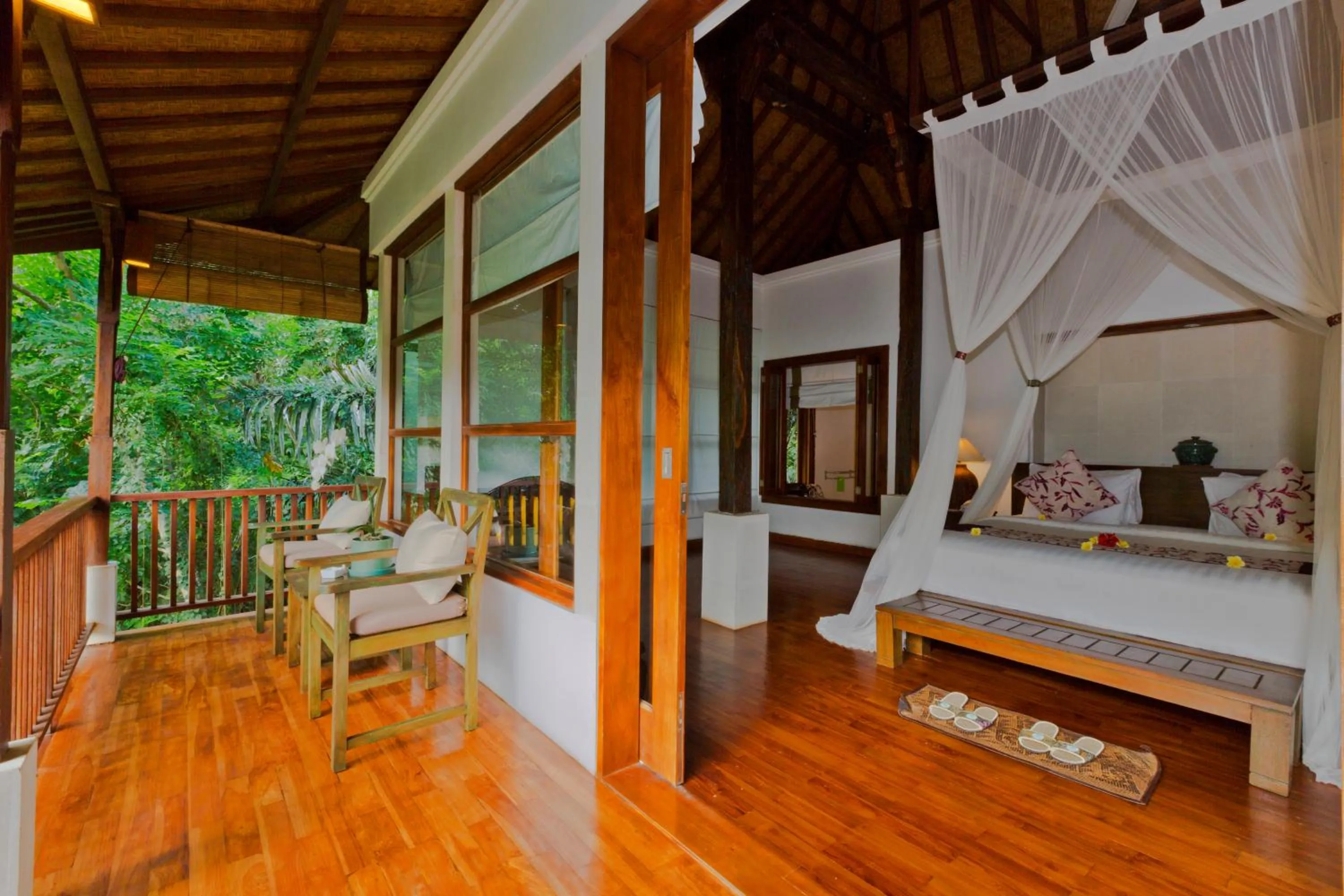 Bed in Alam Ubud Culture Villas And Residences