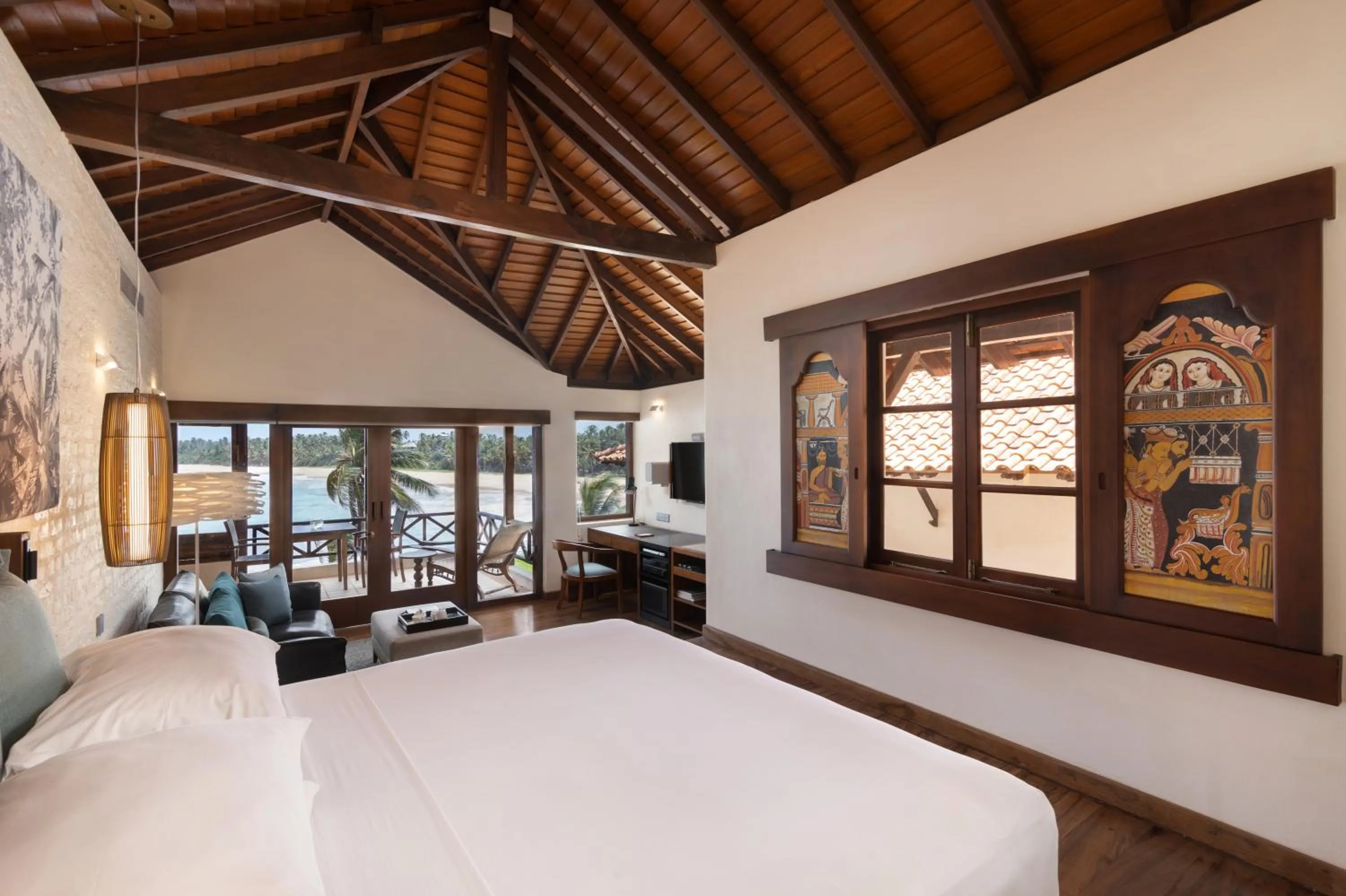 Bed in Jetwing Saman Villas, A Luxury Reserve - Adults Only