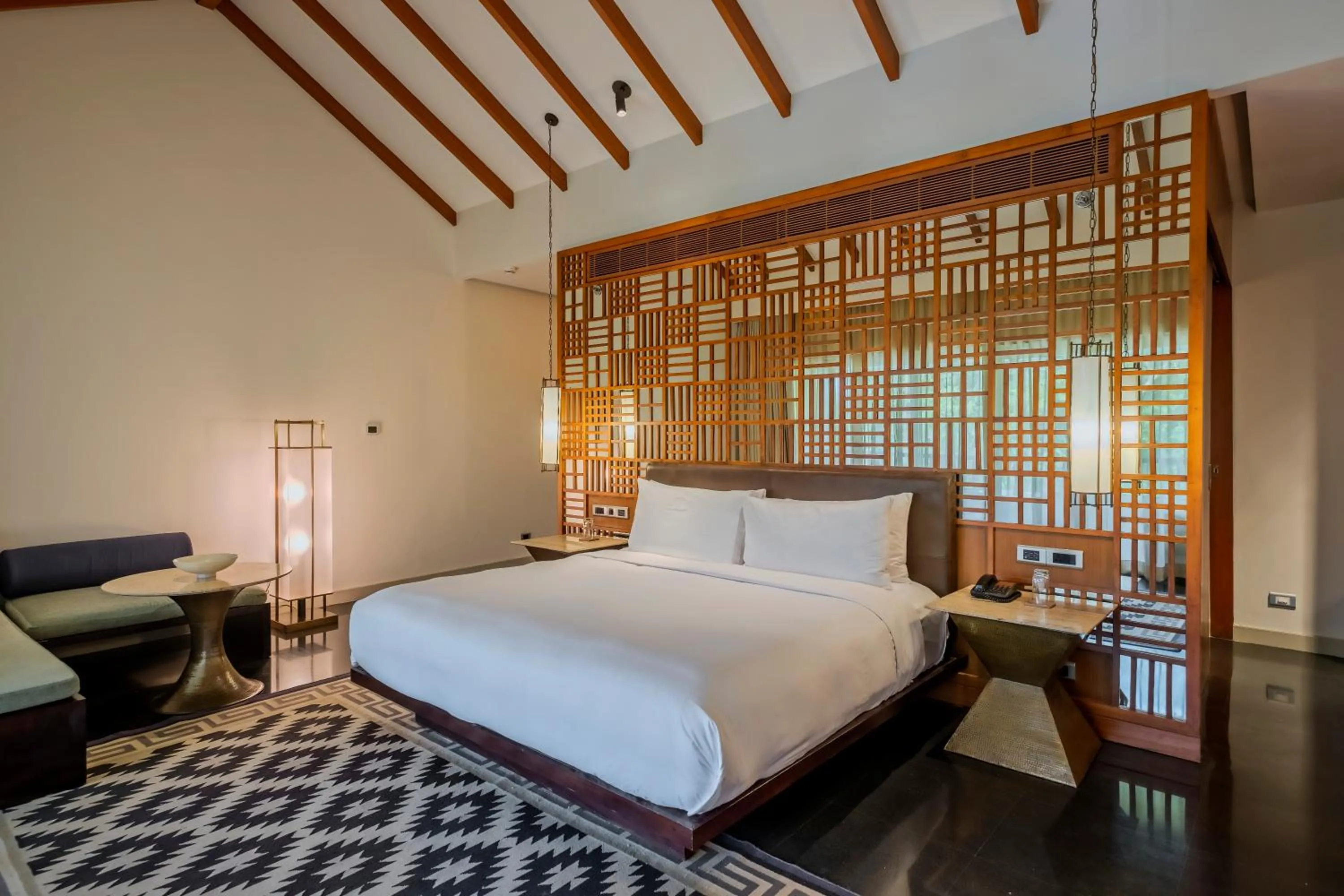 Bed in Alila Diwa Goa - A Hyatt Brand
