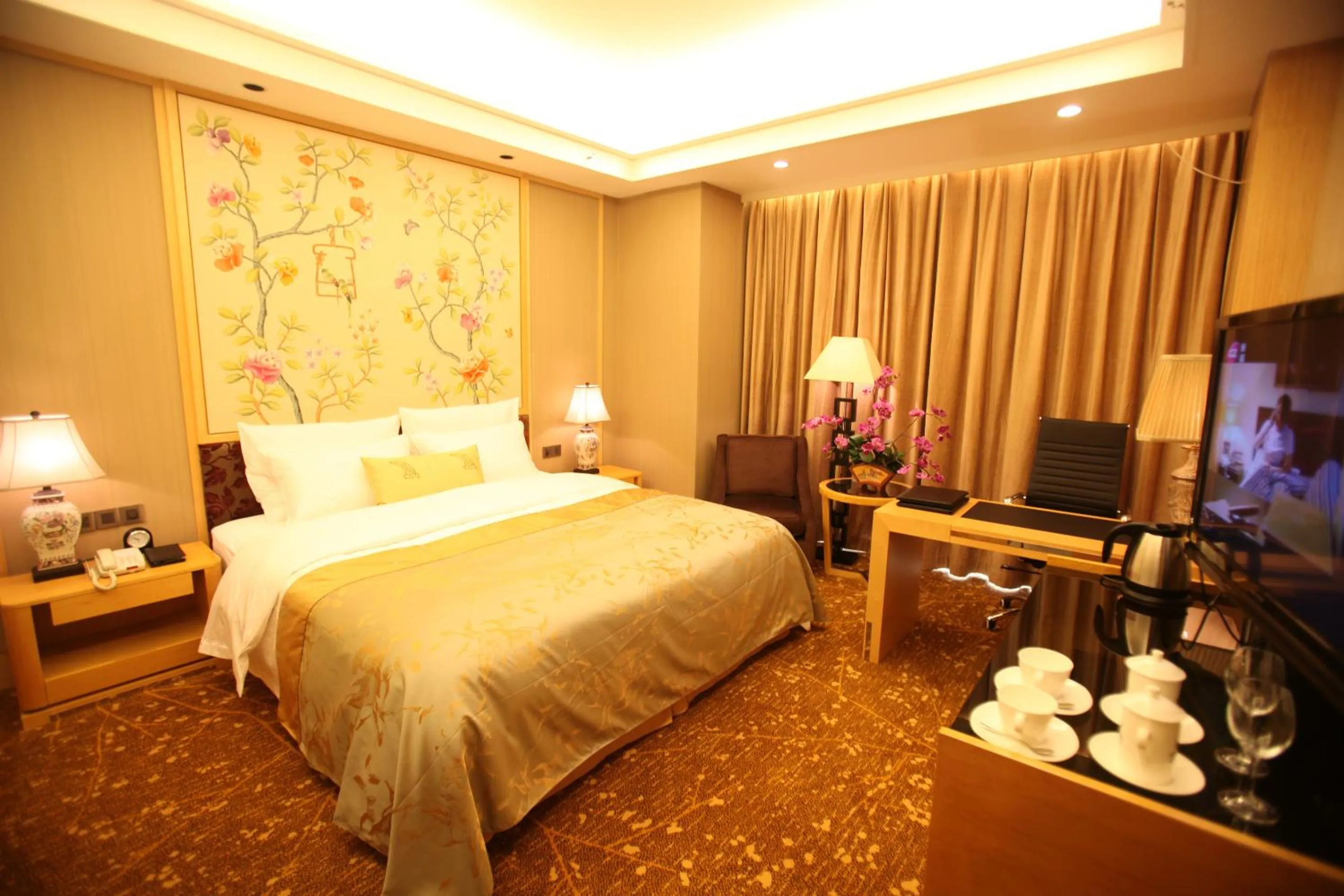 TV and multimedia, Bed in Panyu Hotel