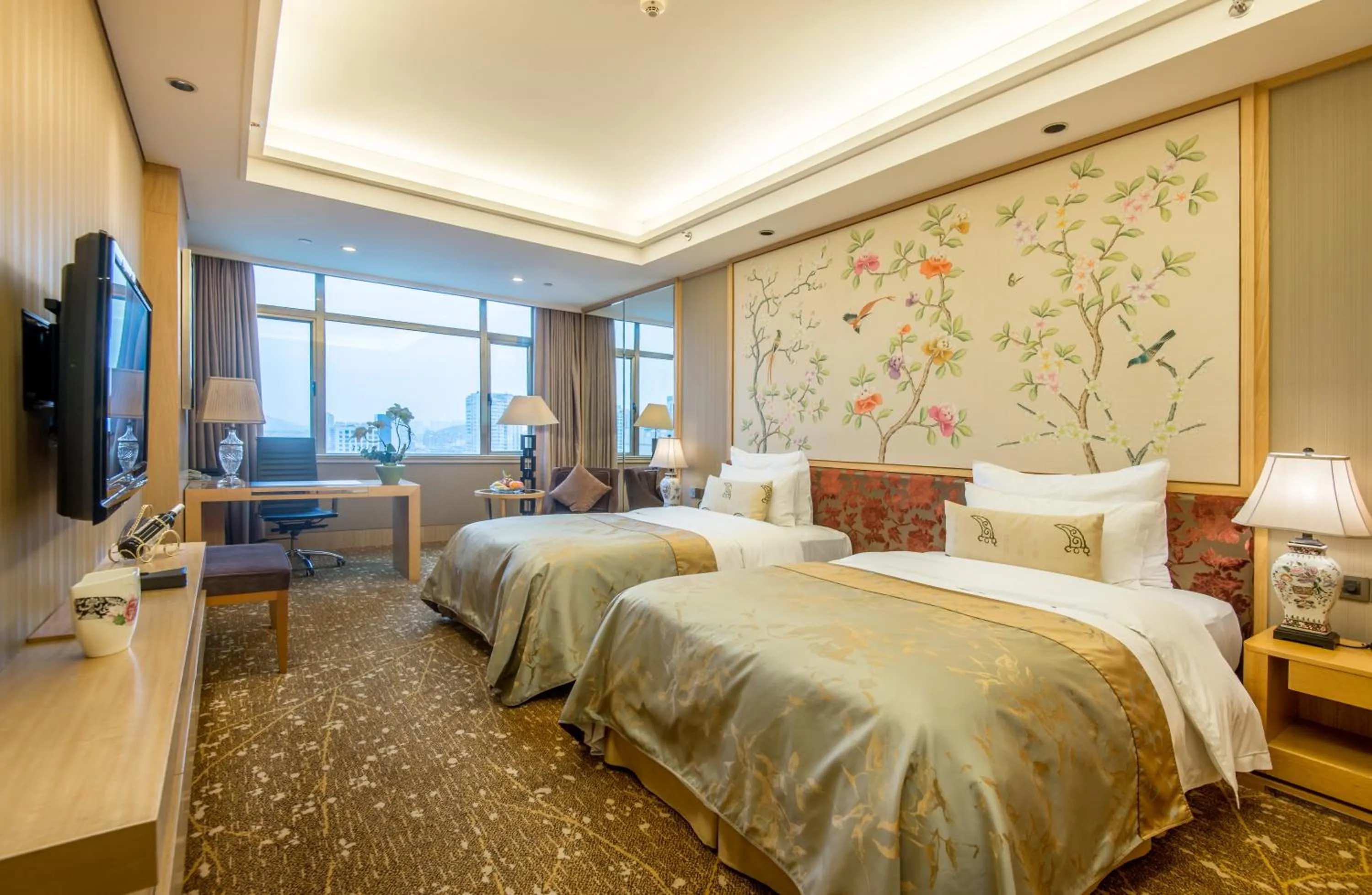 Photo of the whole room, Bed in Panyu Hotel