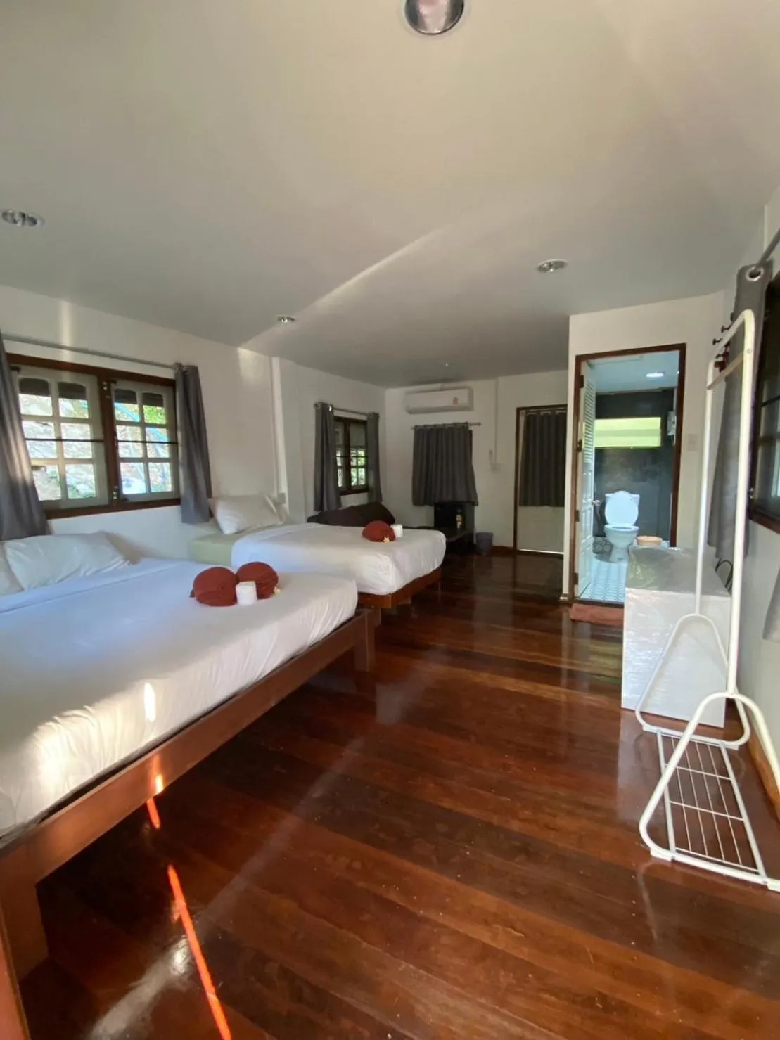 Bed in Sam's House Kanchanaburi