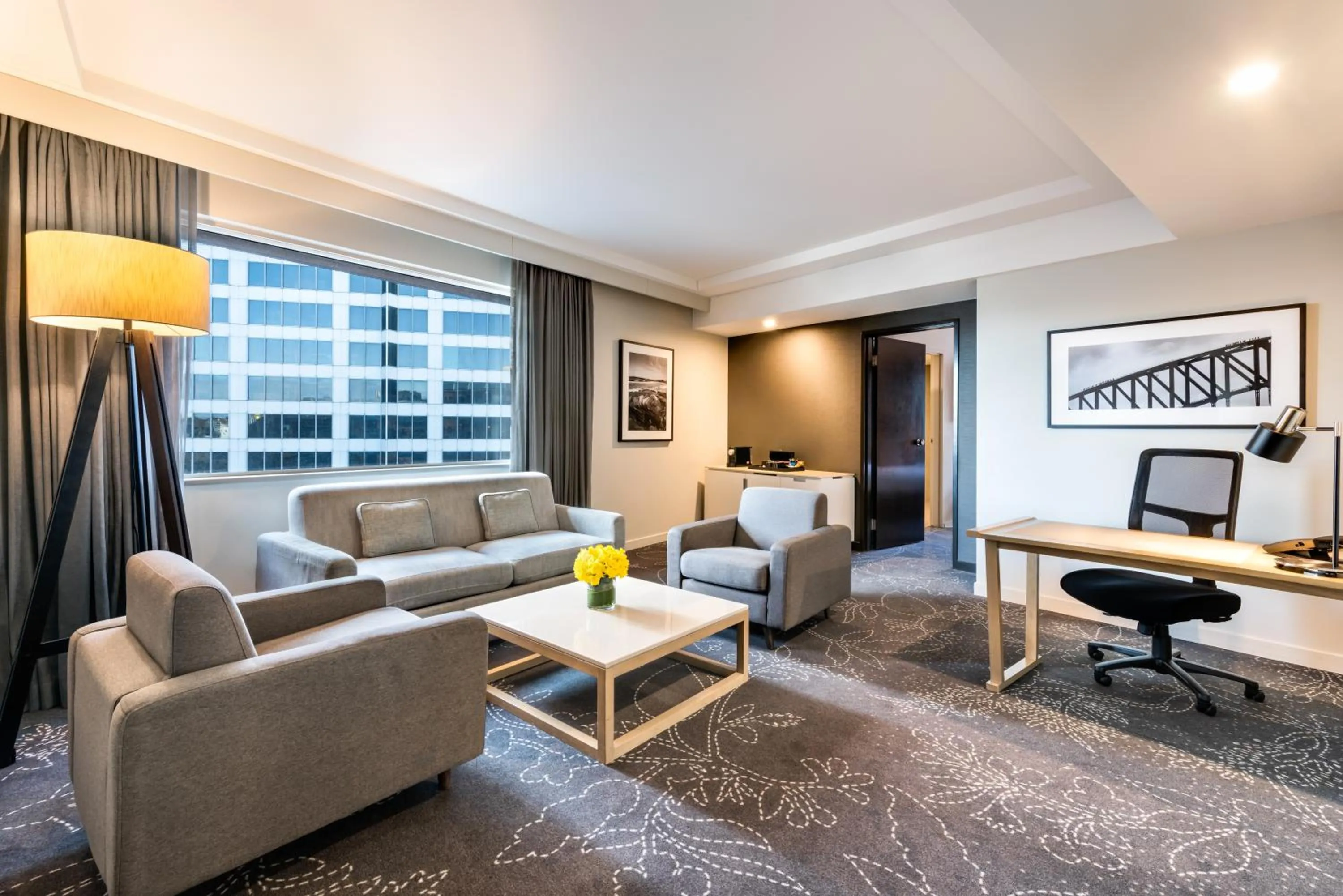 Living room in PARKROYAL Darling Harbour, Sydney