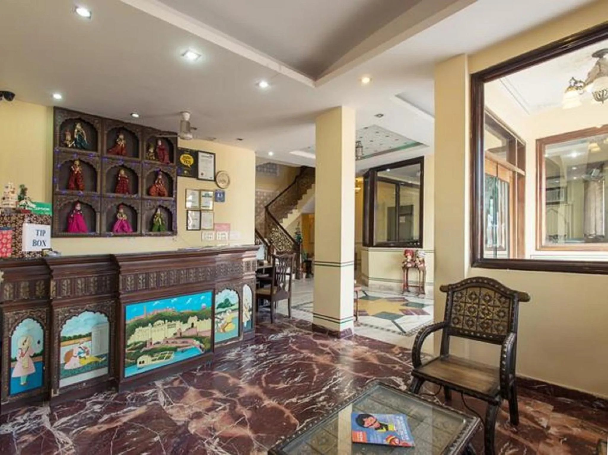 Lobby or reception in Hotel Amer View