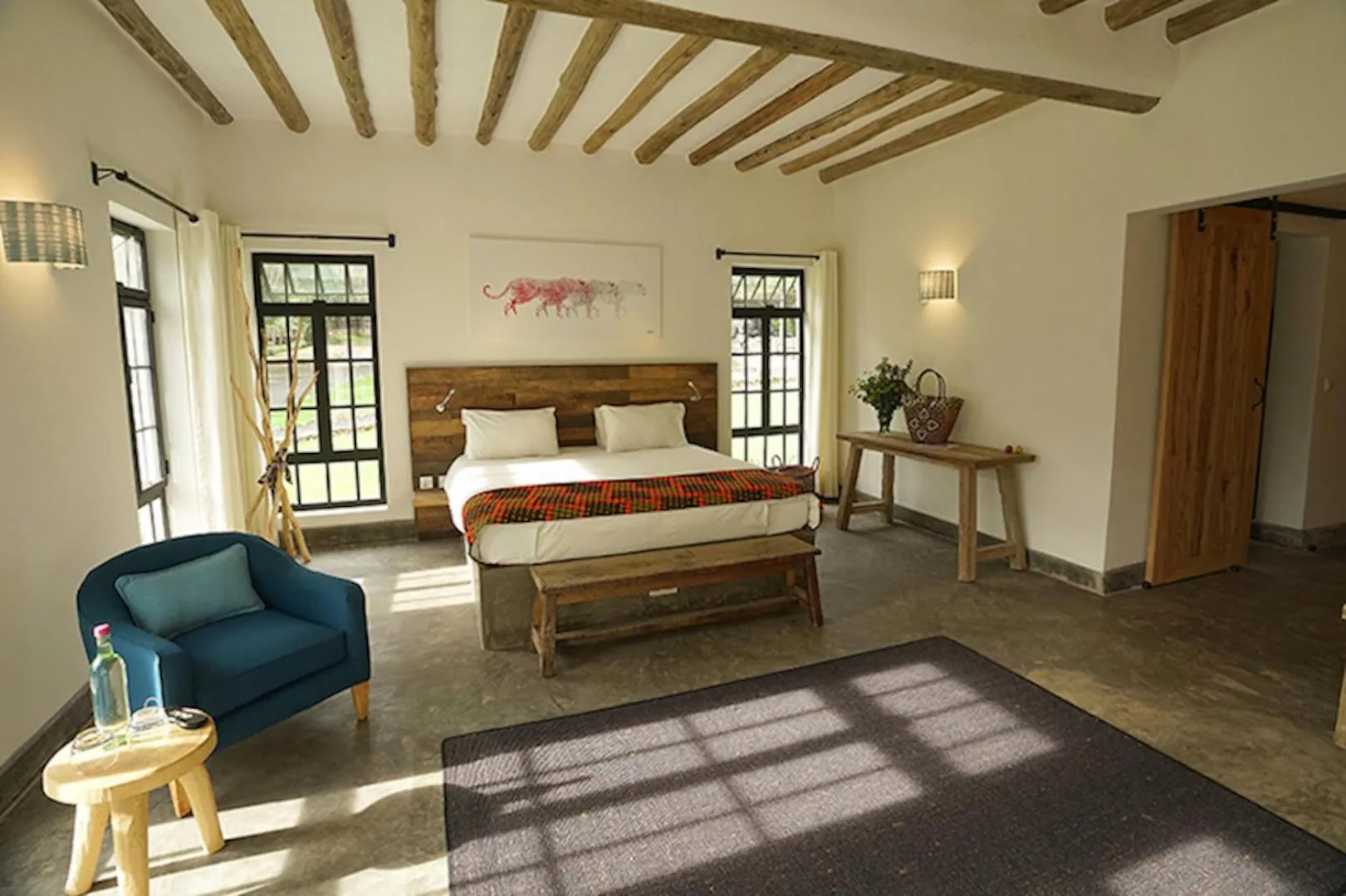 Bed in Arusha Villa Karamu Coffee Estate