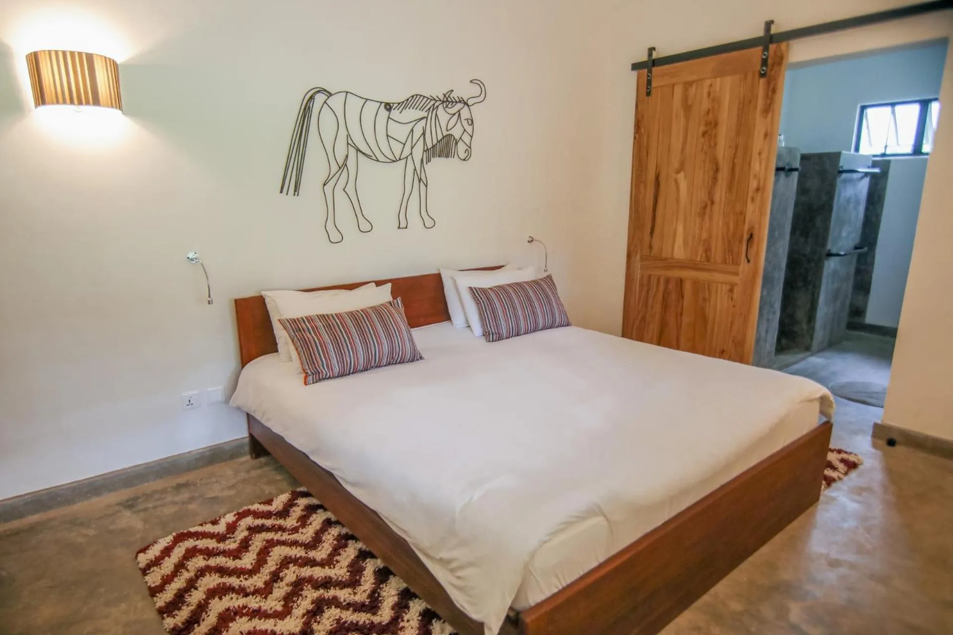 Bed in Arusha Villa Karamu Coffee Estate