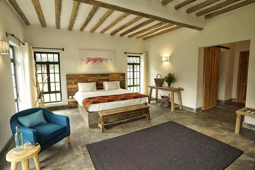 Bed in Arusha Villa Karamu Coffee Estate