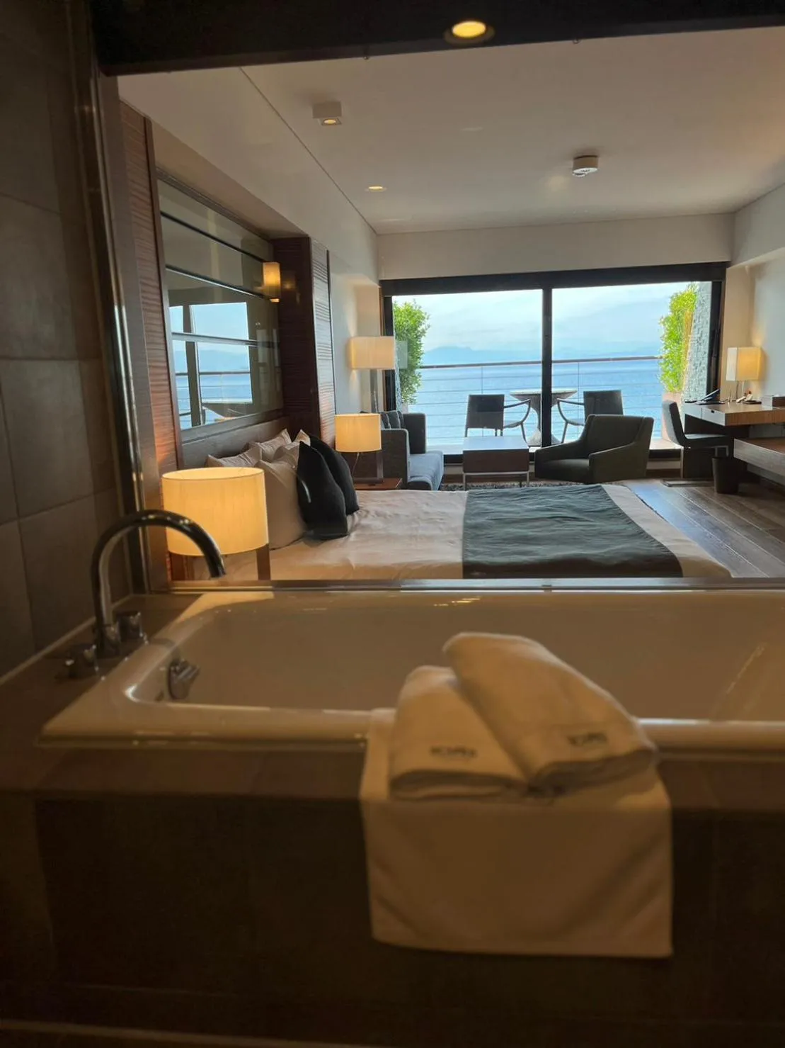 Bathroom, Bed in Scapes The Suite