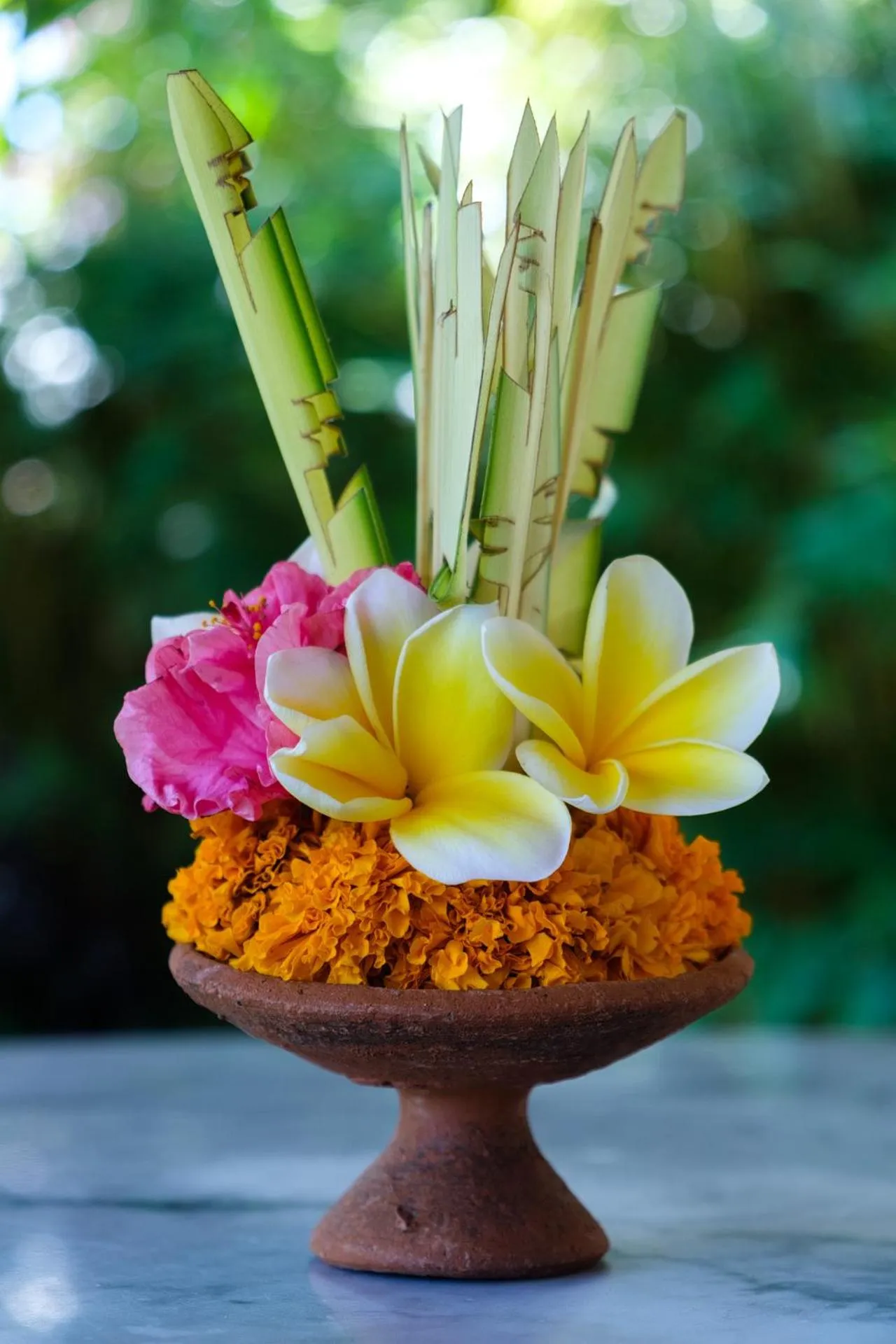 Decorative detail in Tandjung Sari Hotel