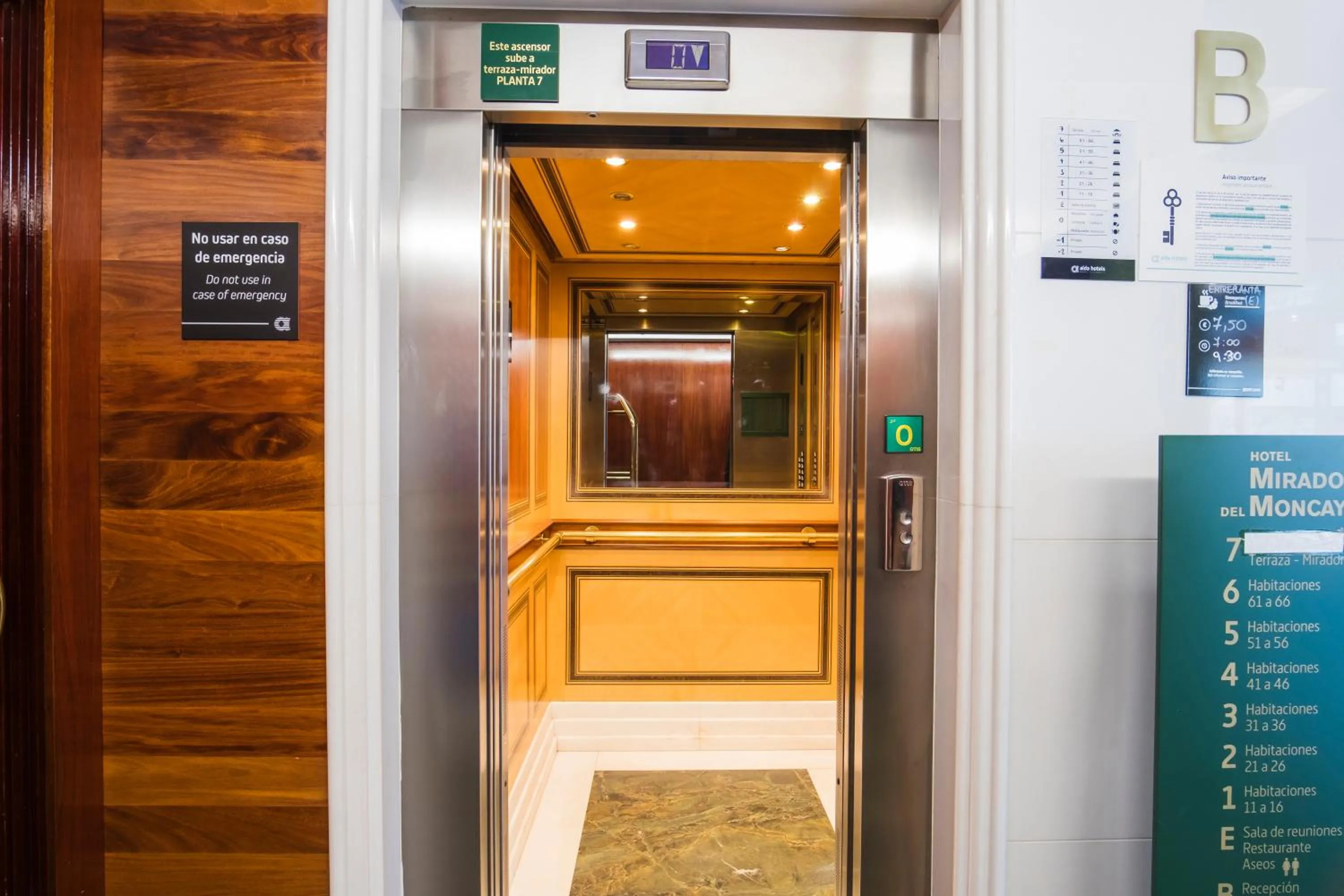 elevator in Alda Mirador del Moncayo