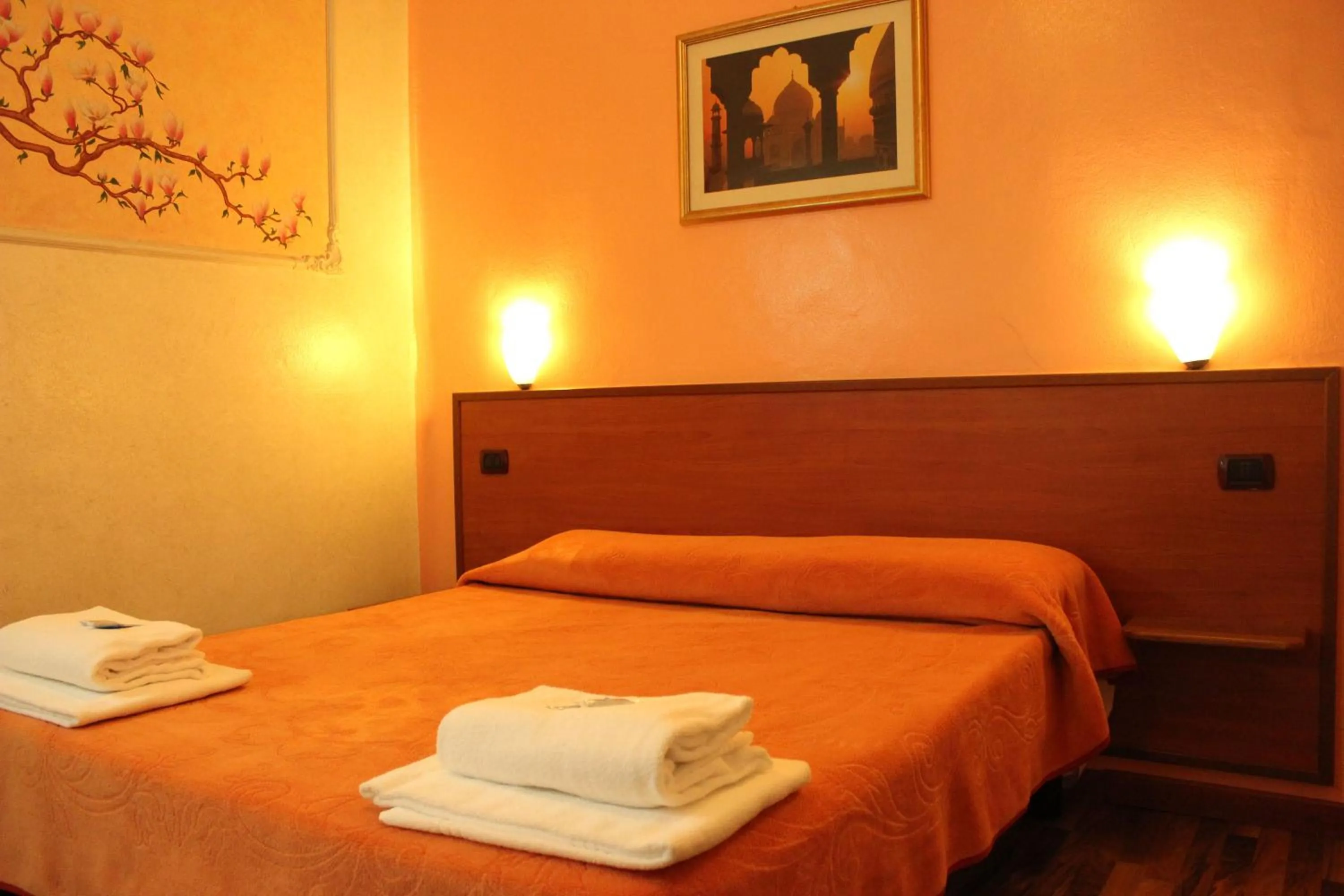 Bed in Hotel America