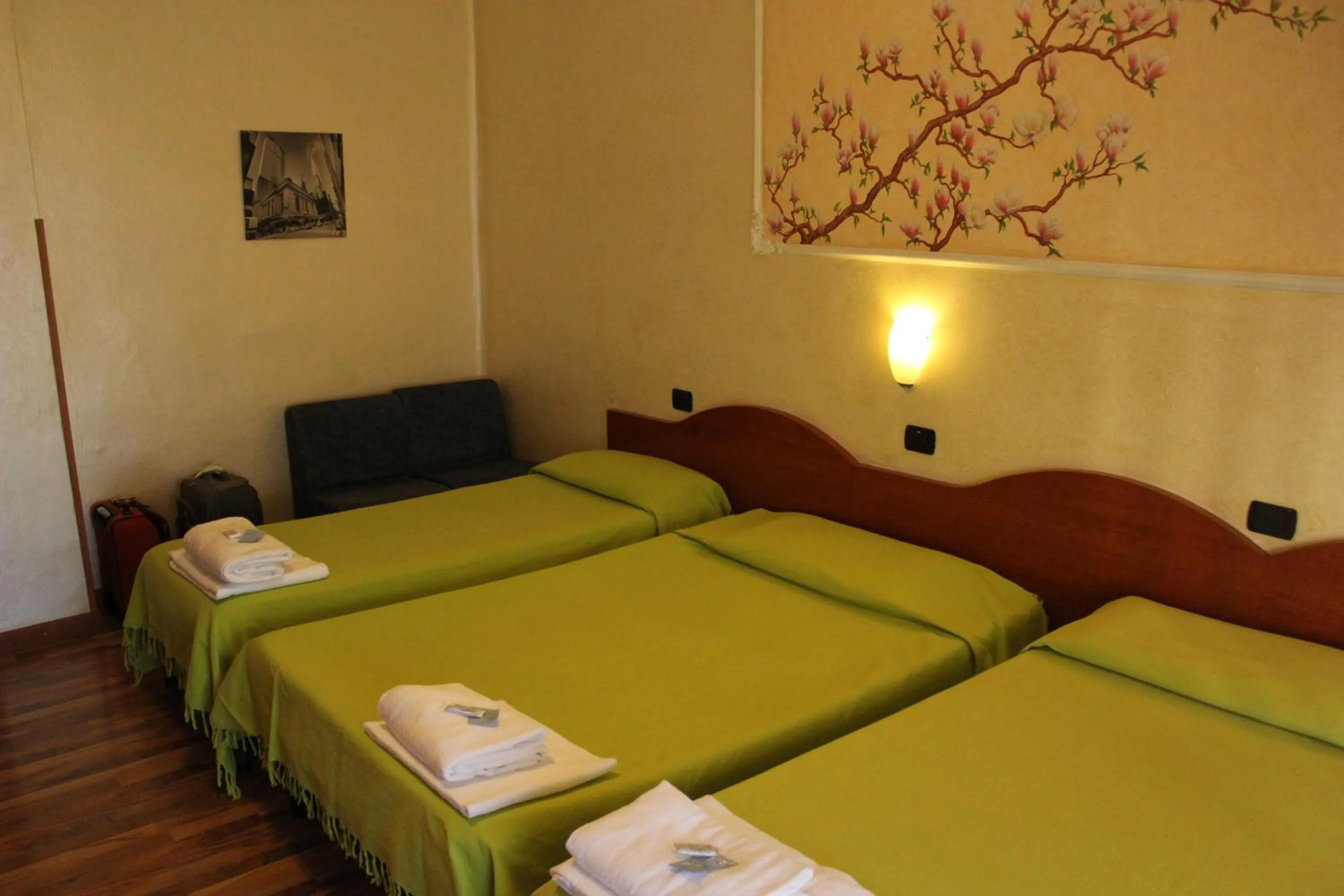 Bed in Hotel America