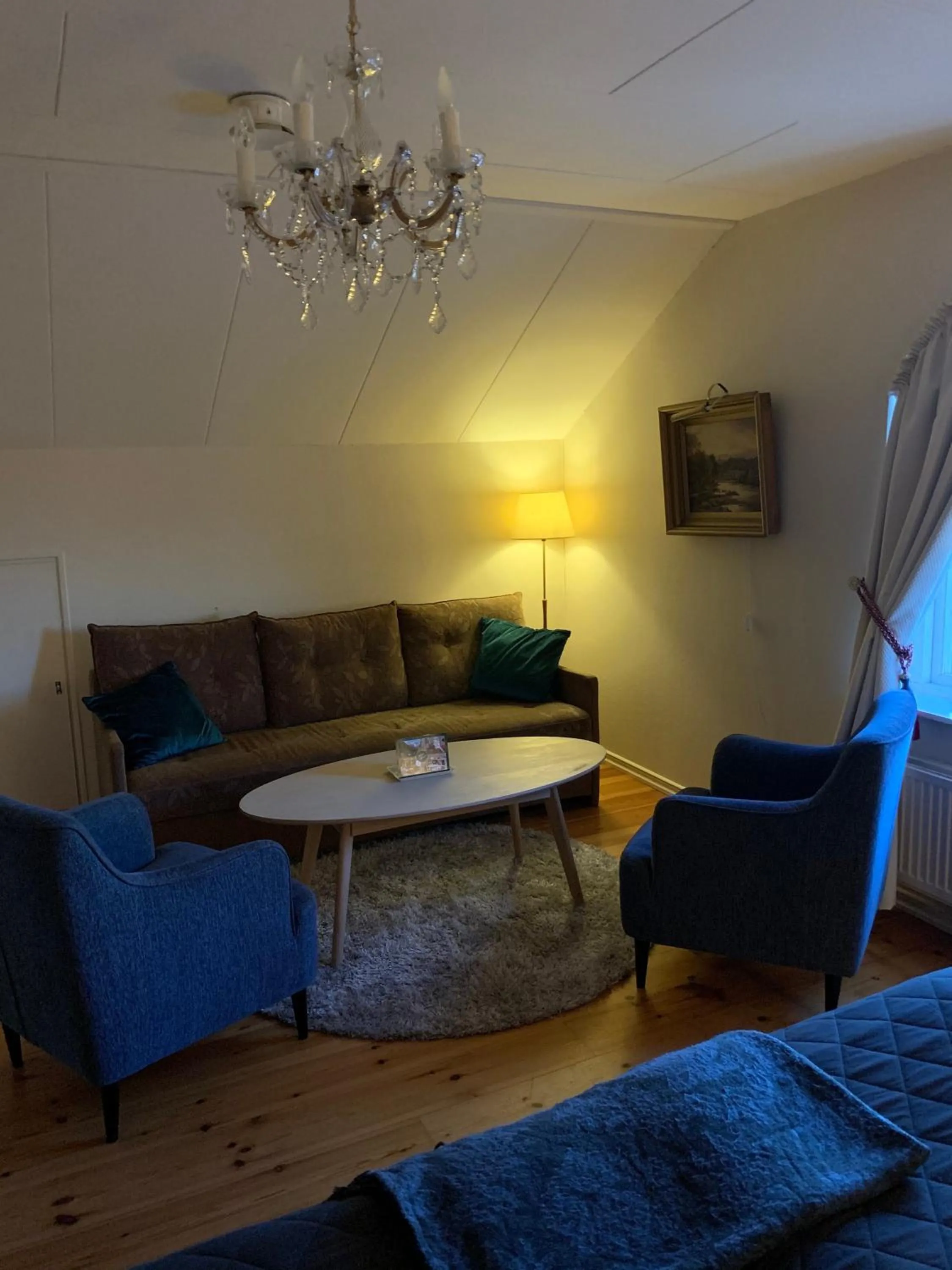 Living room in Nya Pallas Hotel