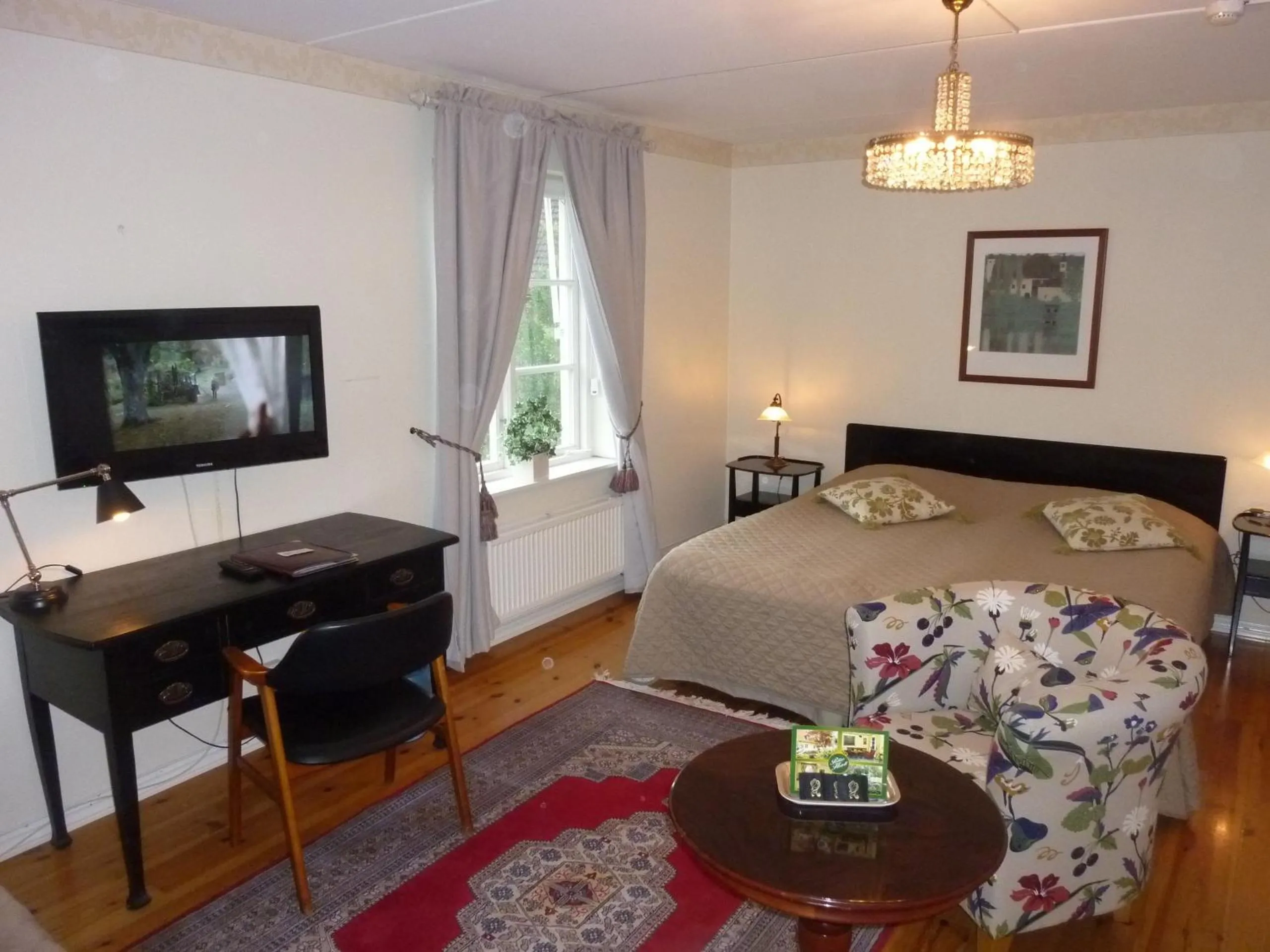 Bed in Nya Pallas Hotel