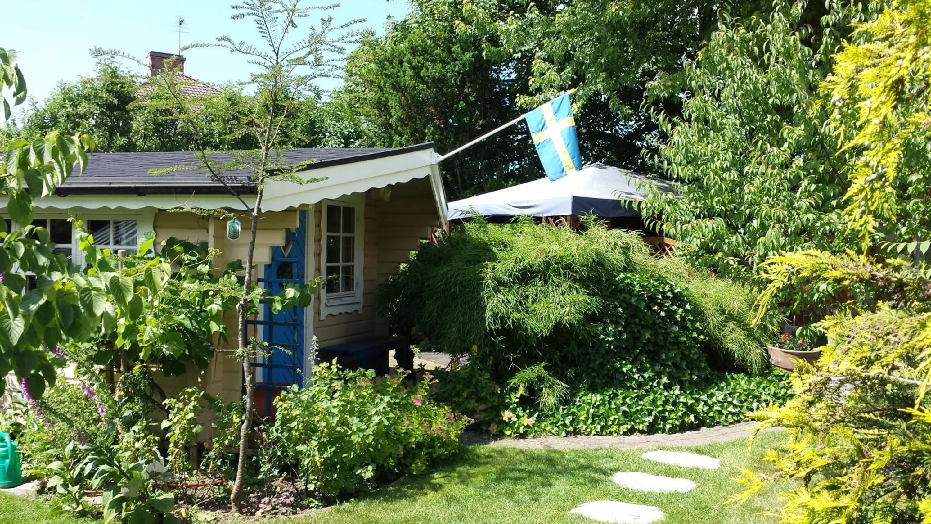 Garden in Nya Pallas Hotel