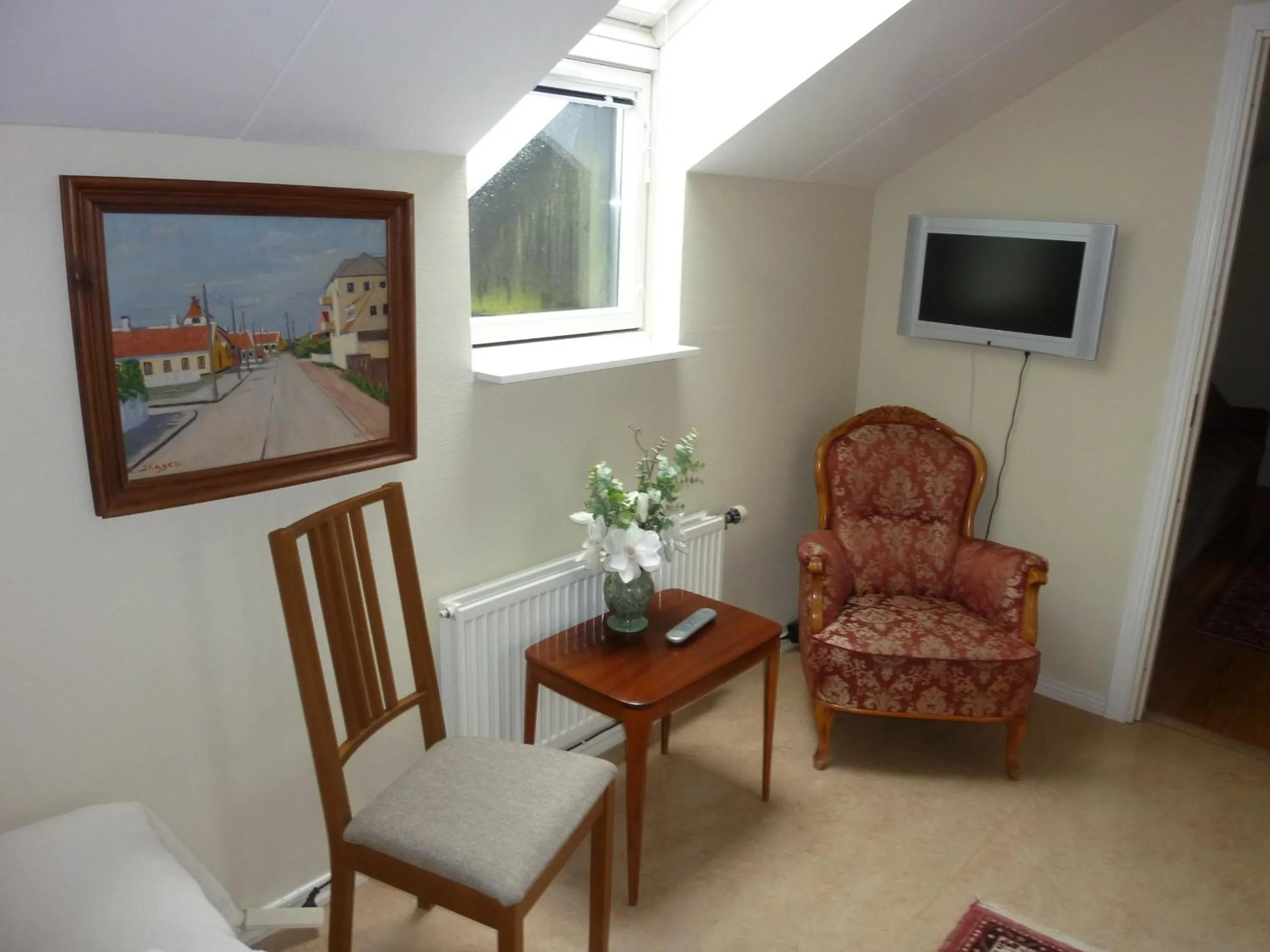 Seating area in Nya Pallas Hotel