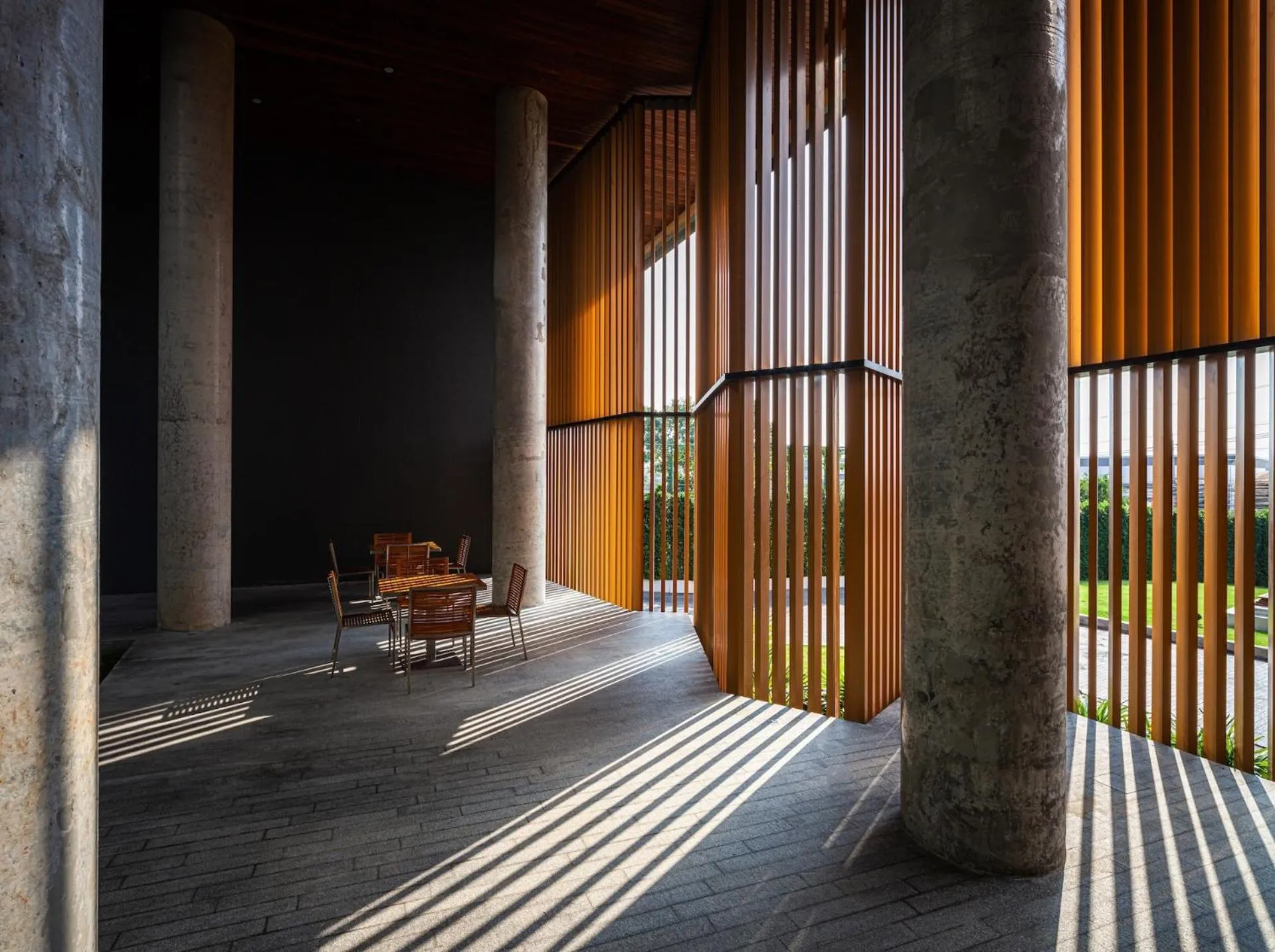 Patio in Arize Hotel Sri Racha