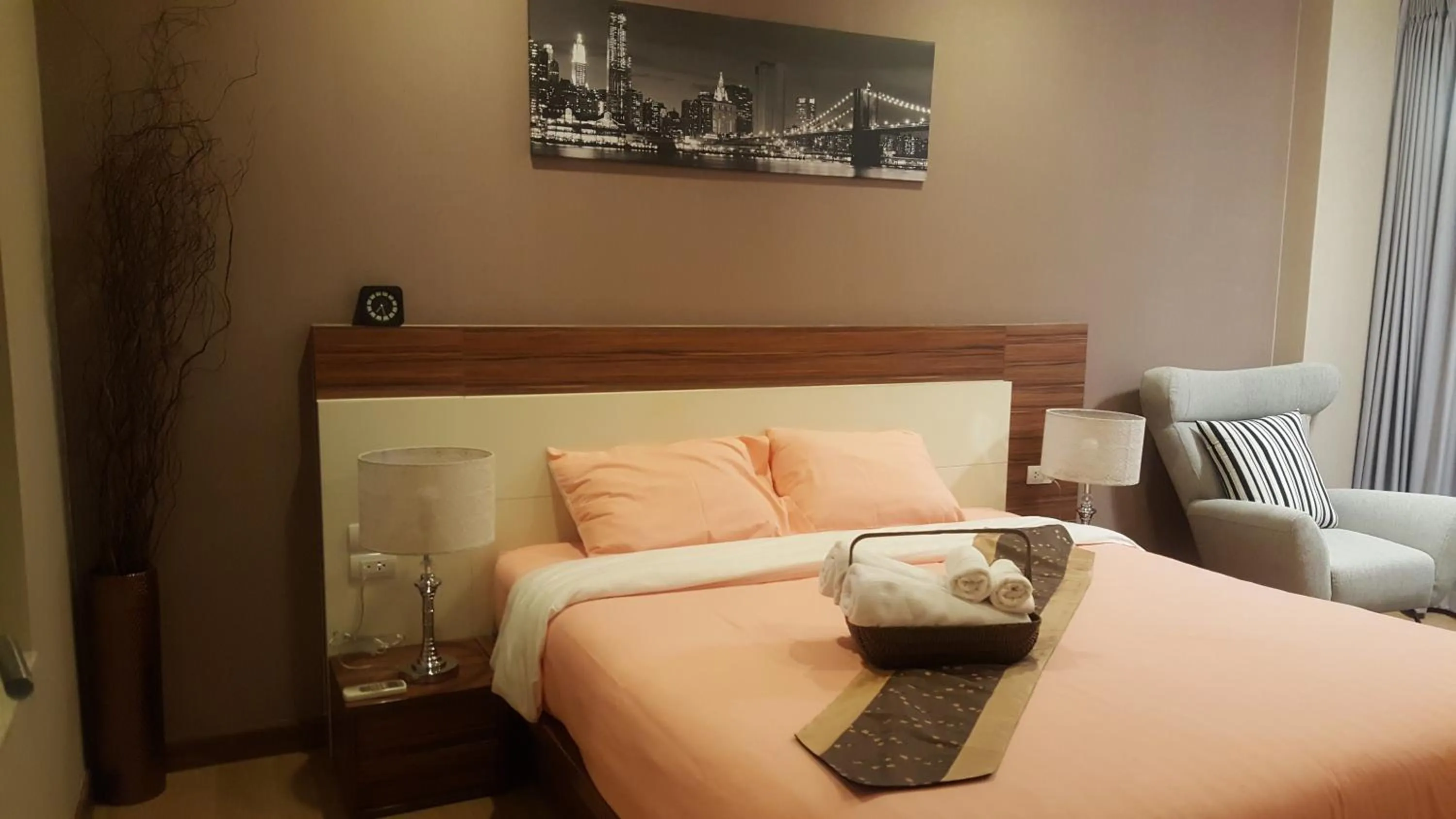 Bed in Astra Suites Night Bazaar