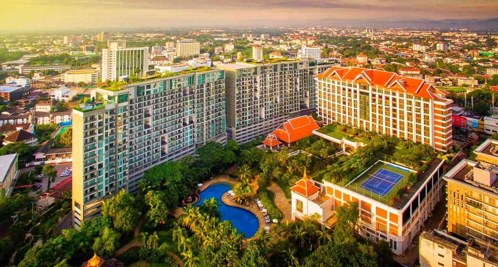 Bird's eye view in Astra Suites Night Bazaar