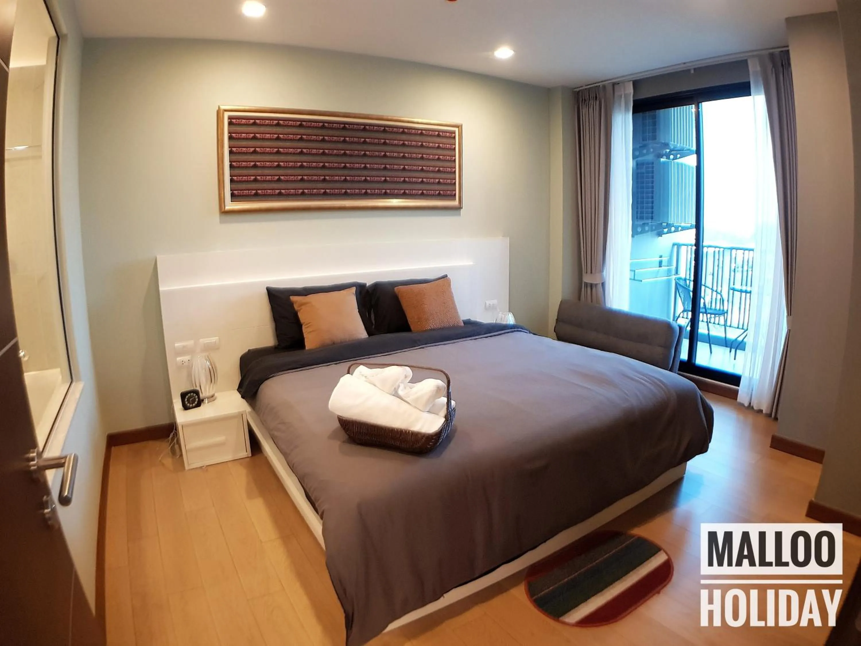 Bed in Astra Suites Night Bazaar