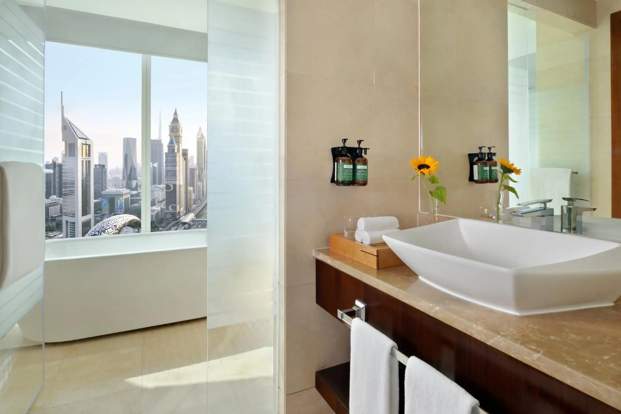 Bathroom in voco Dubai by IHG