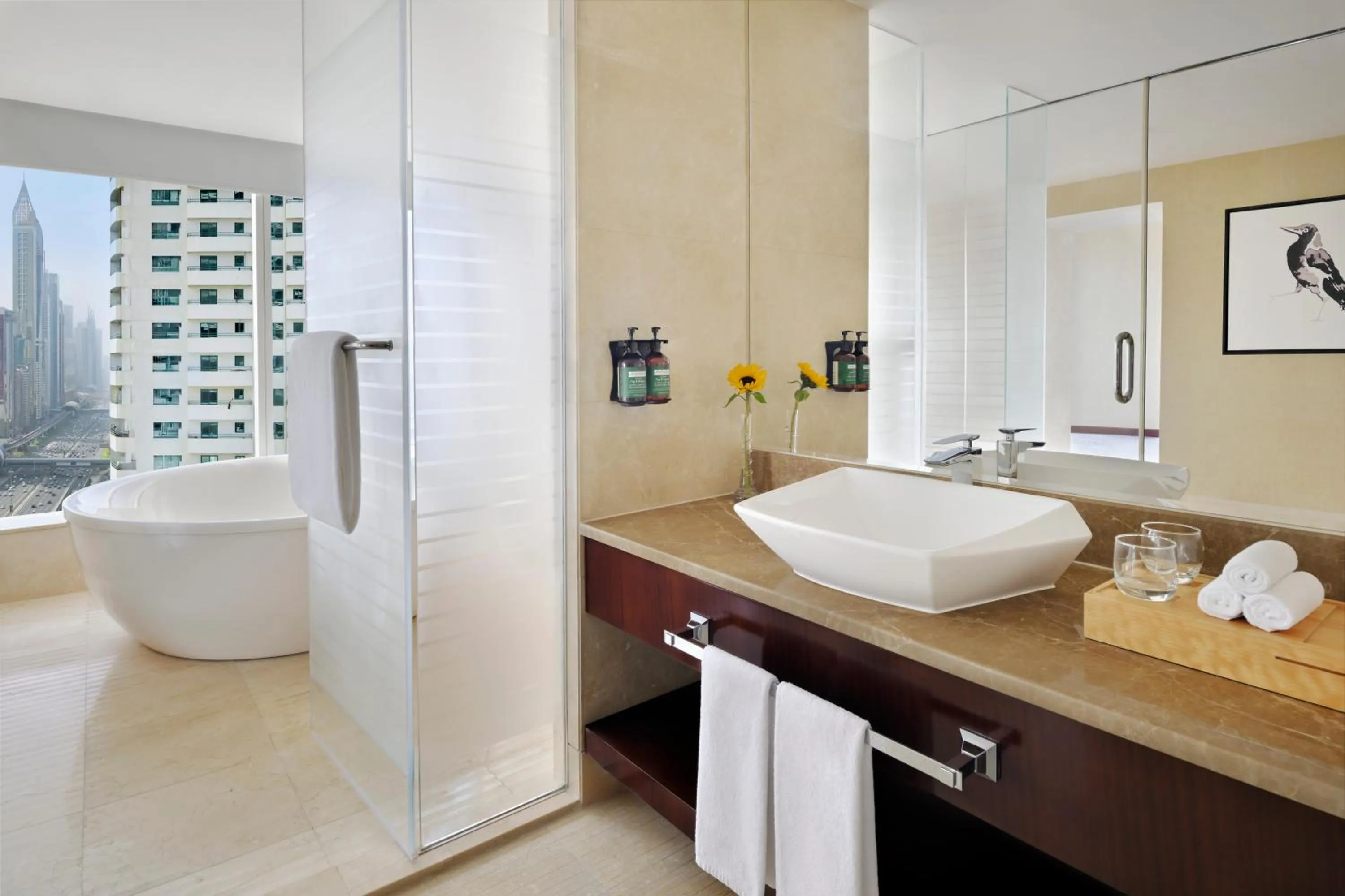 Bathroom in voco Dubai by IHG