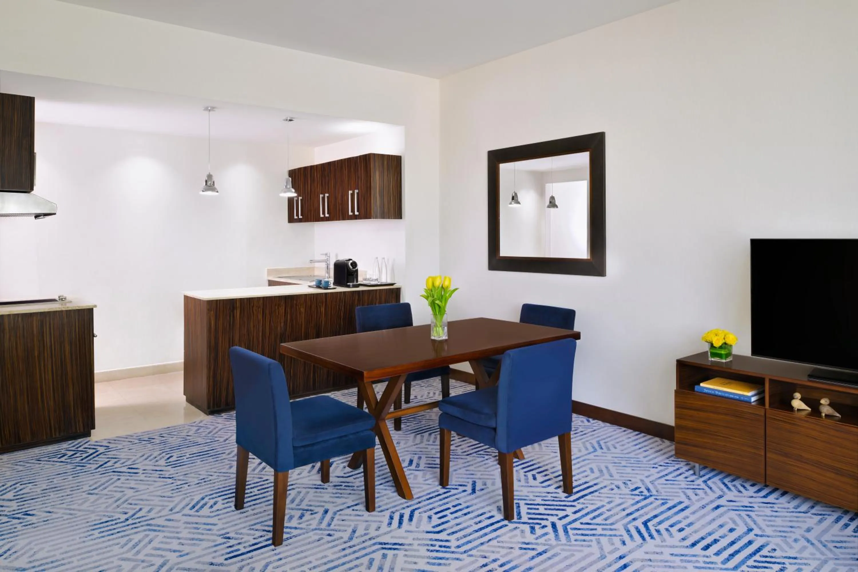 Kitchen or kitchenette in voco Dubai by IHG