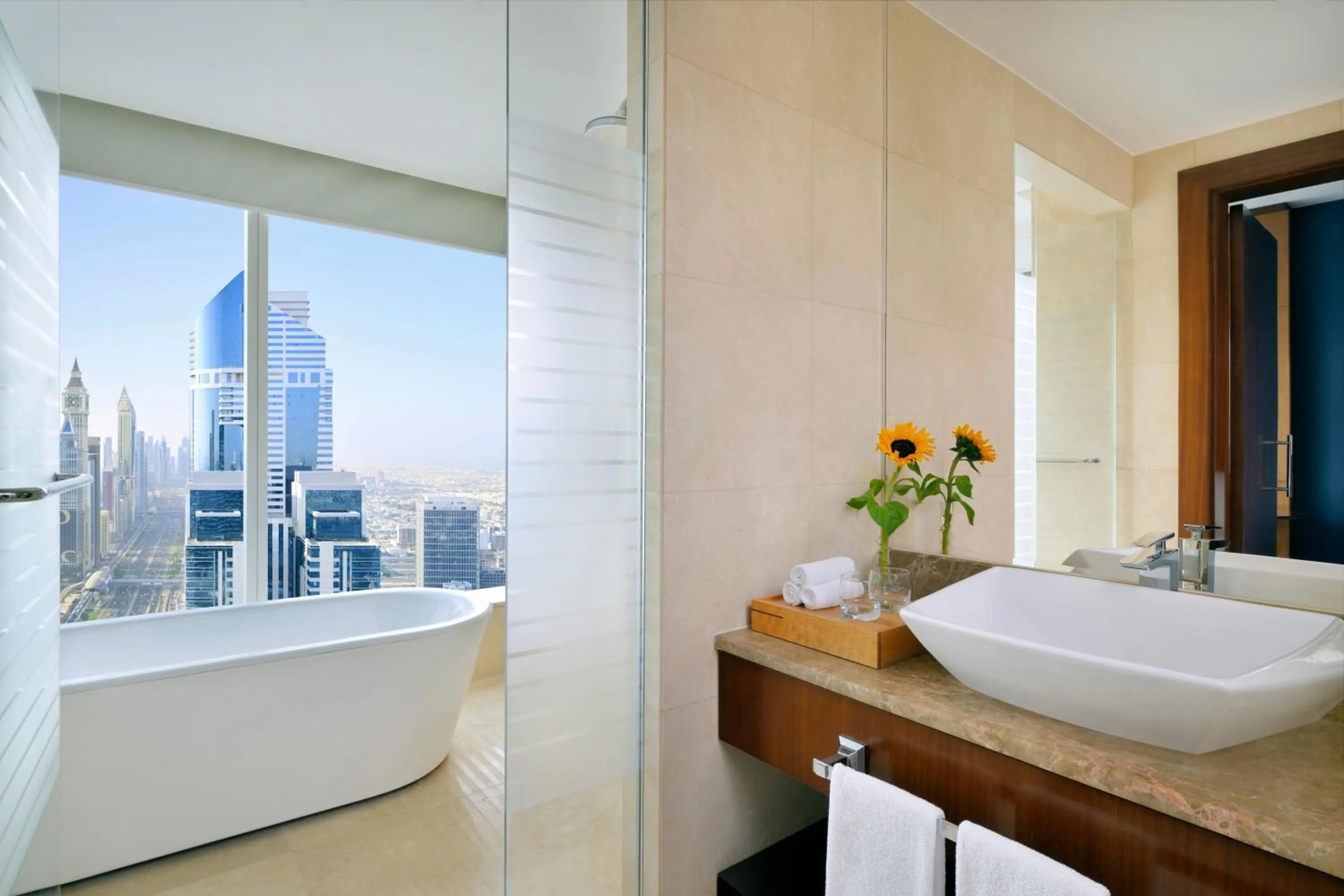 Bathroom in voco Dubai by IHG