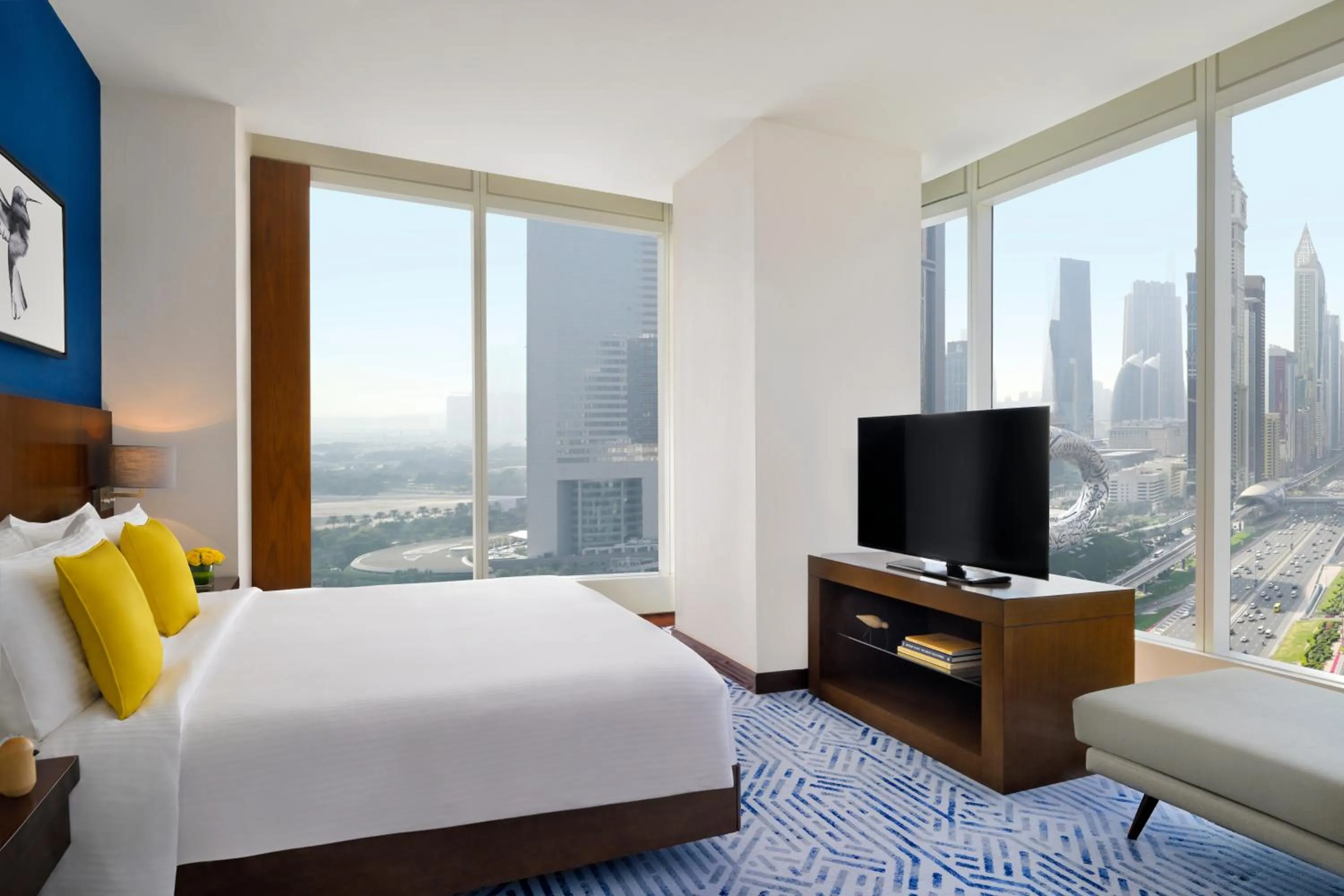 Bedroom, Bed in voco Dubai by IHG