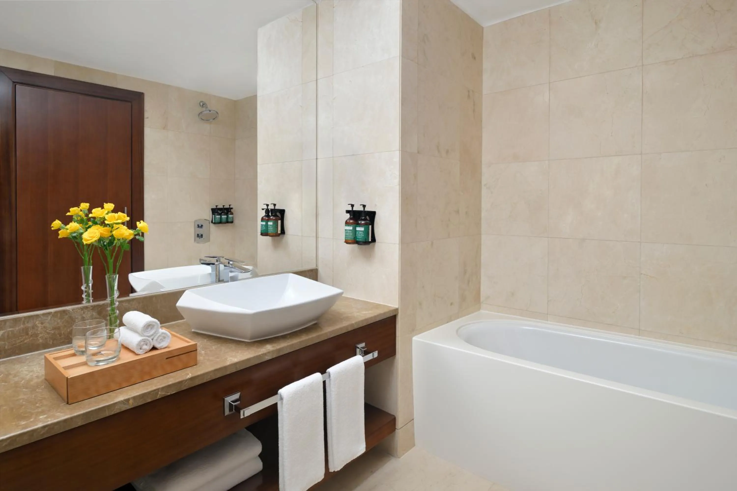 Bathroom in voco Dubai by IHG