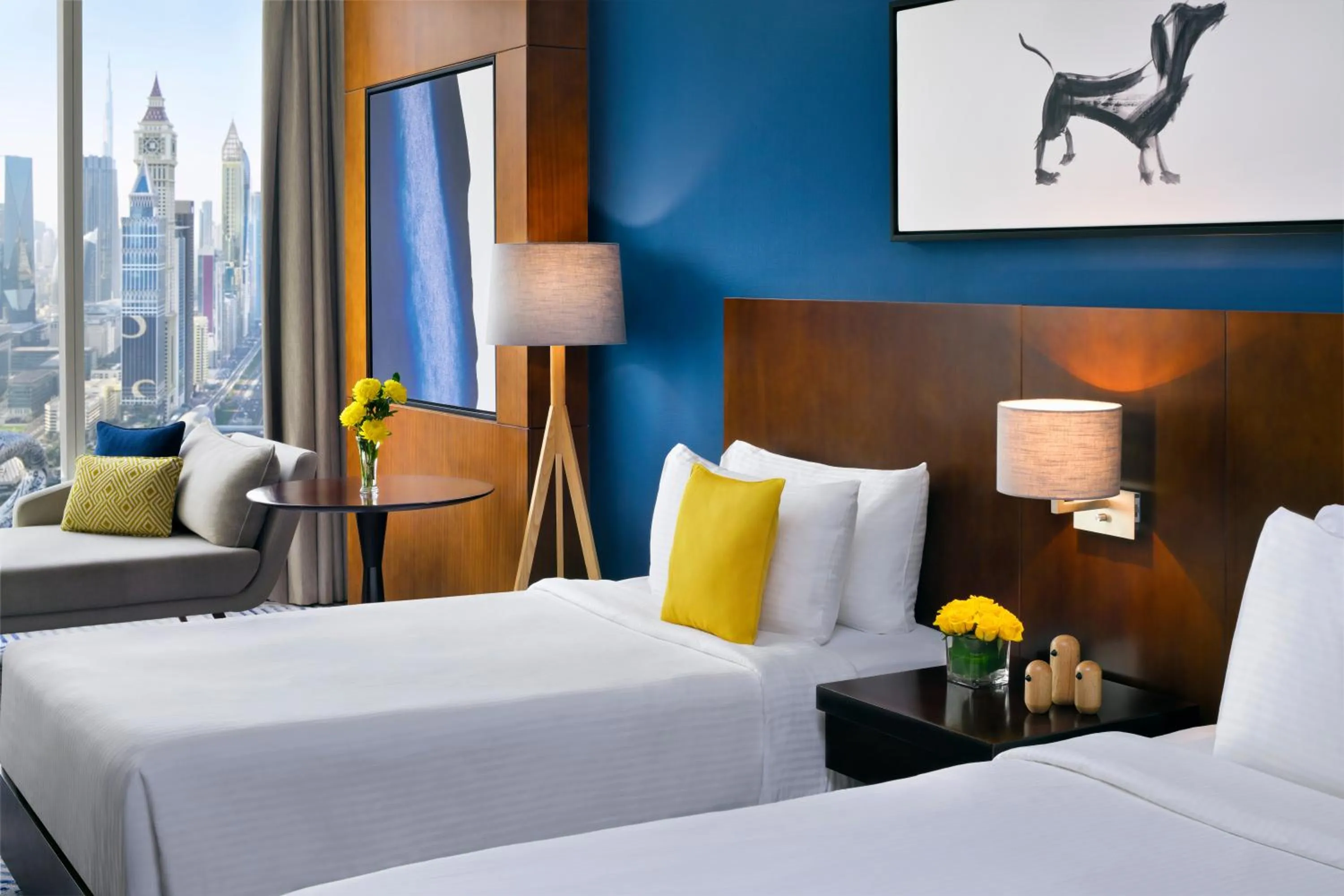 Bedroom, Bed in voco Dubai by IHG