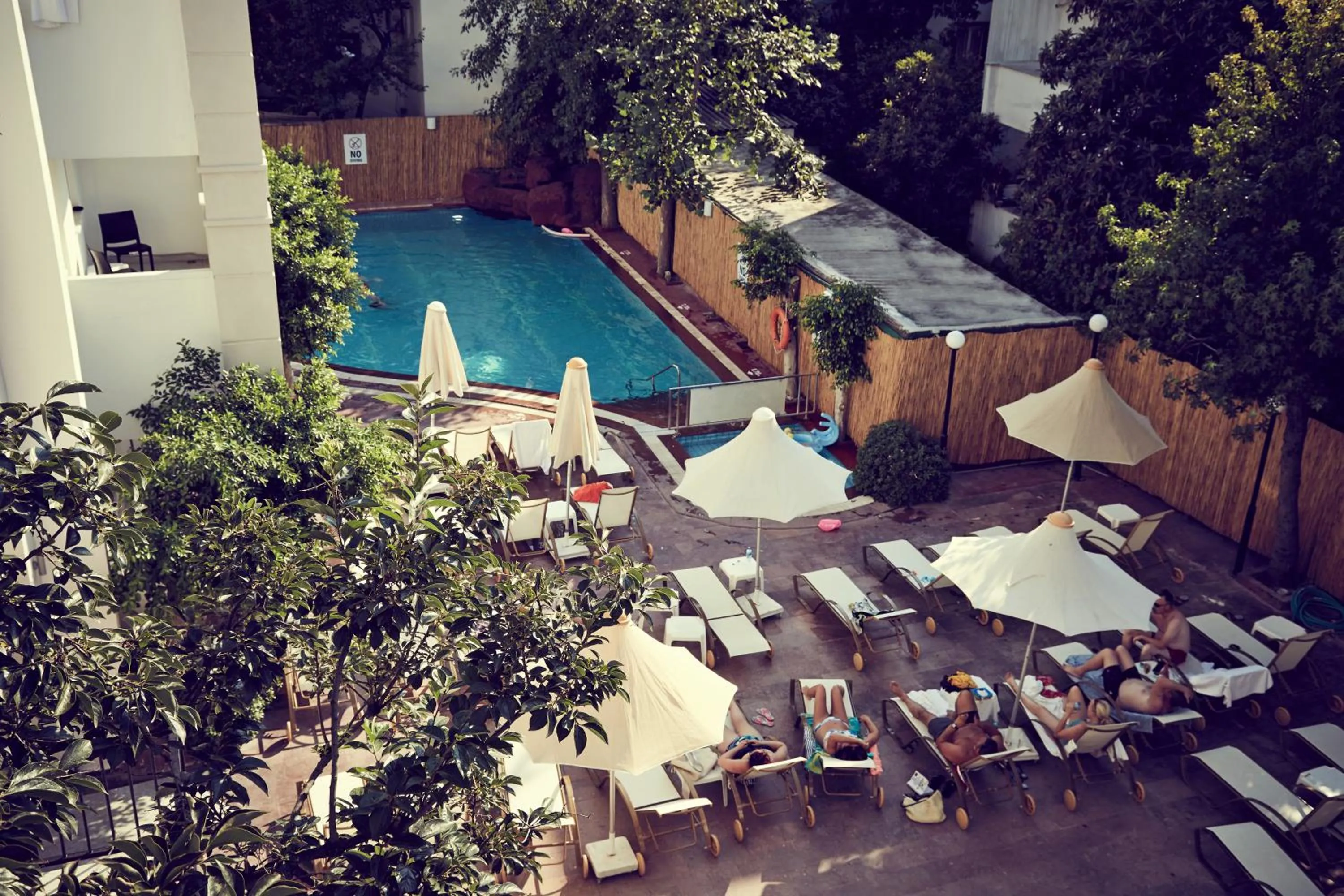Pool view in Two Seas Hotel