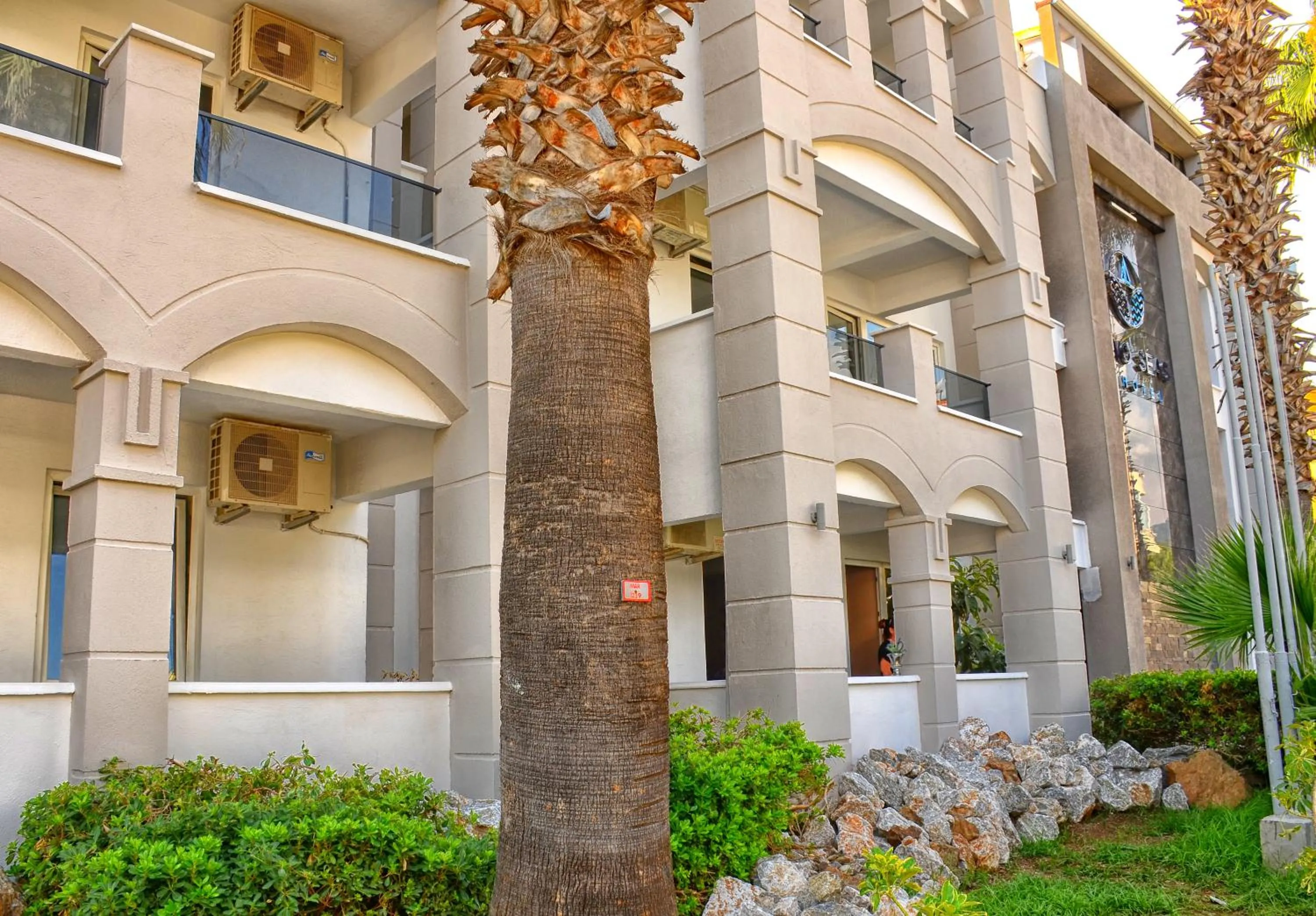 Facade/entrance in Two Seas Hotel