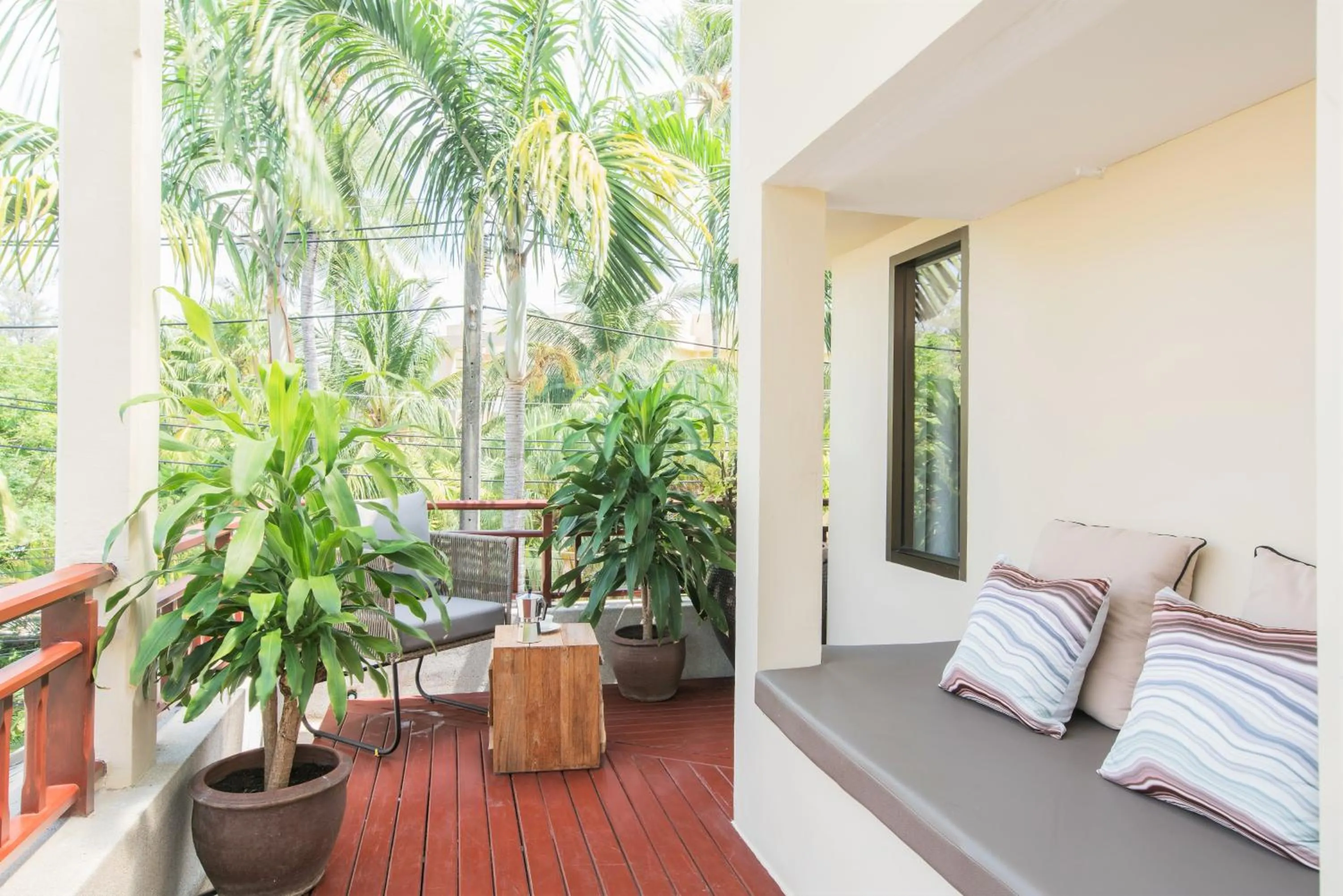 Balcony/Terrace, Bed in Burasari Phuket Resort & Spa
