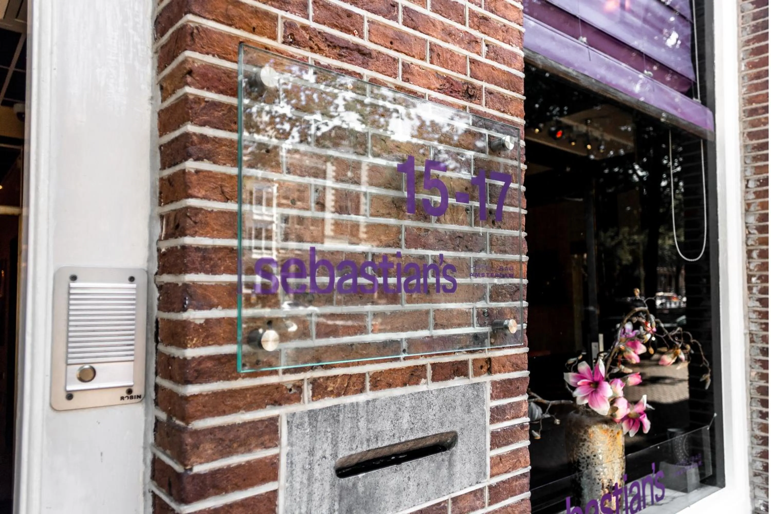 Property logo or sign in Hotel Sebastians