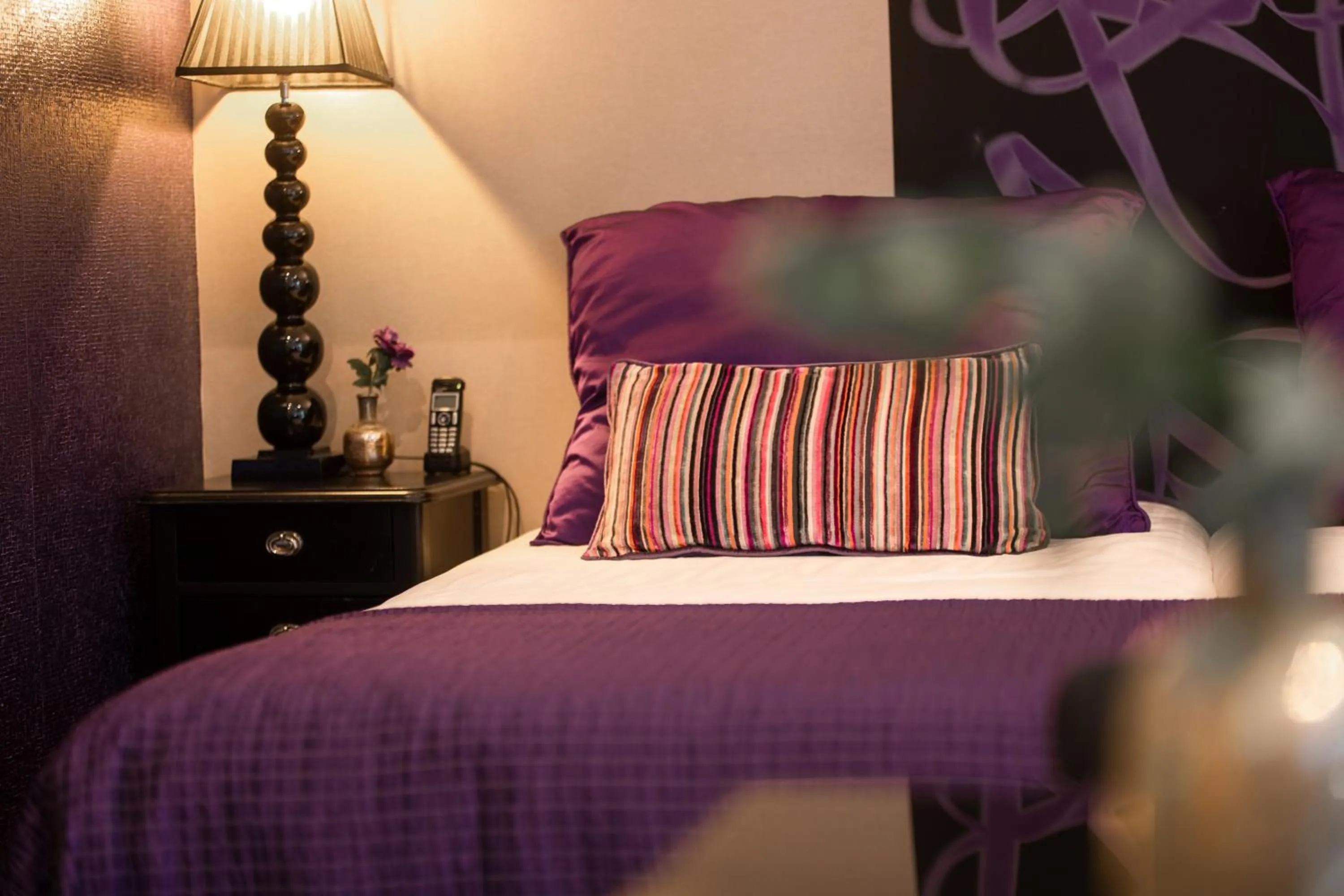 Bed in Hotel Sebastians